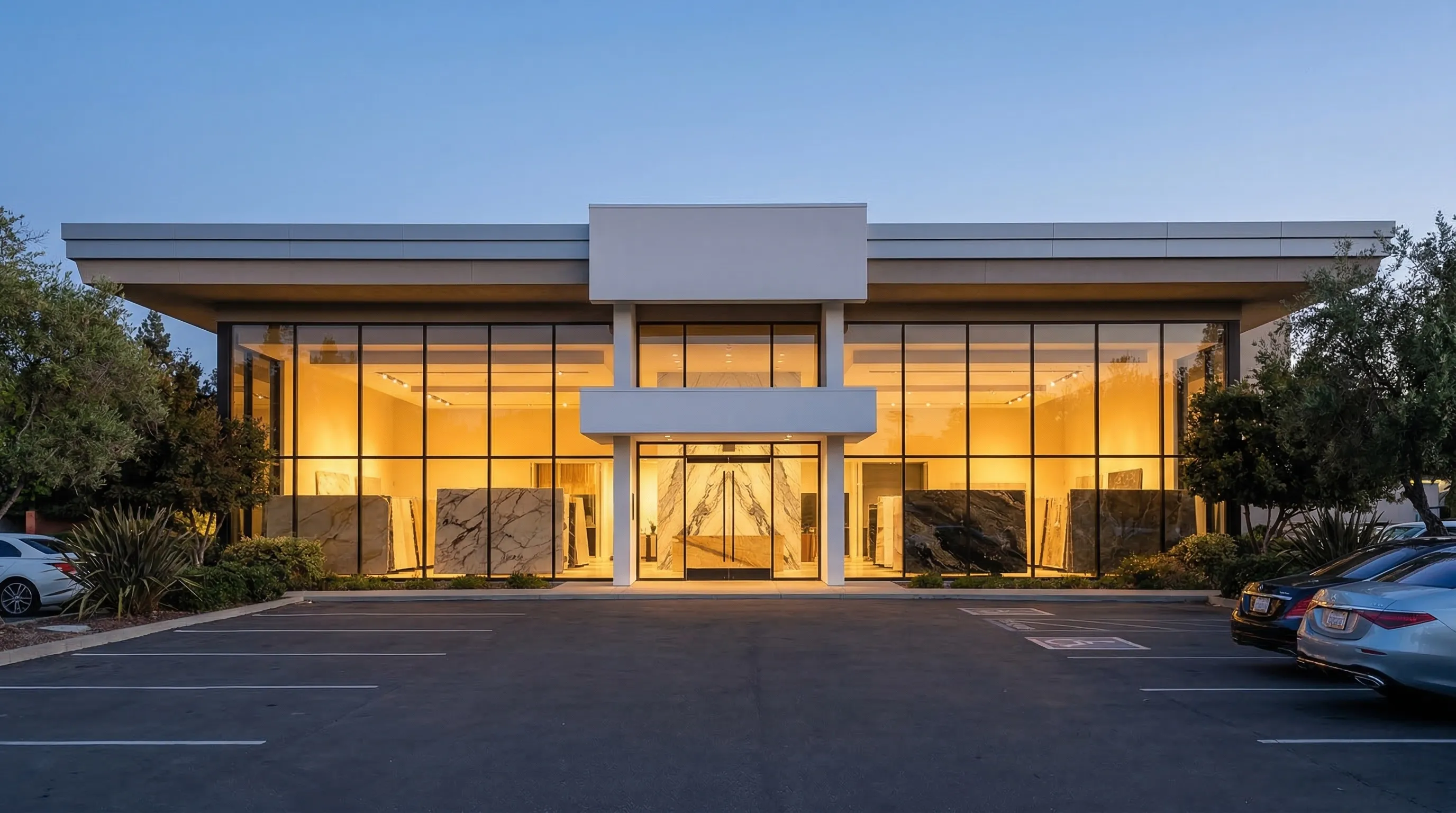 Bay Stone Depot showroom — contact us