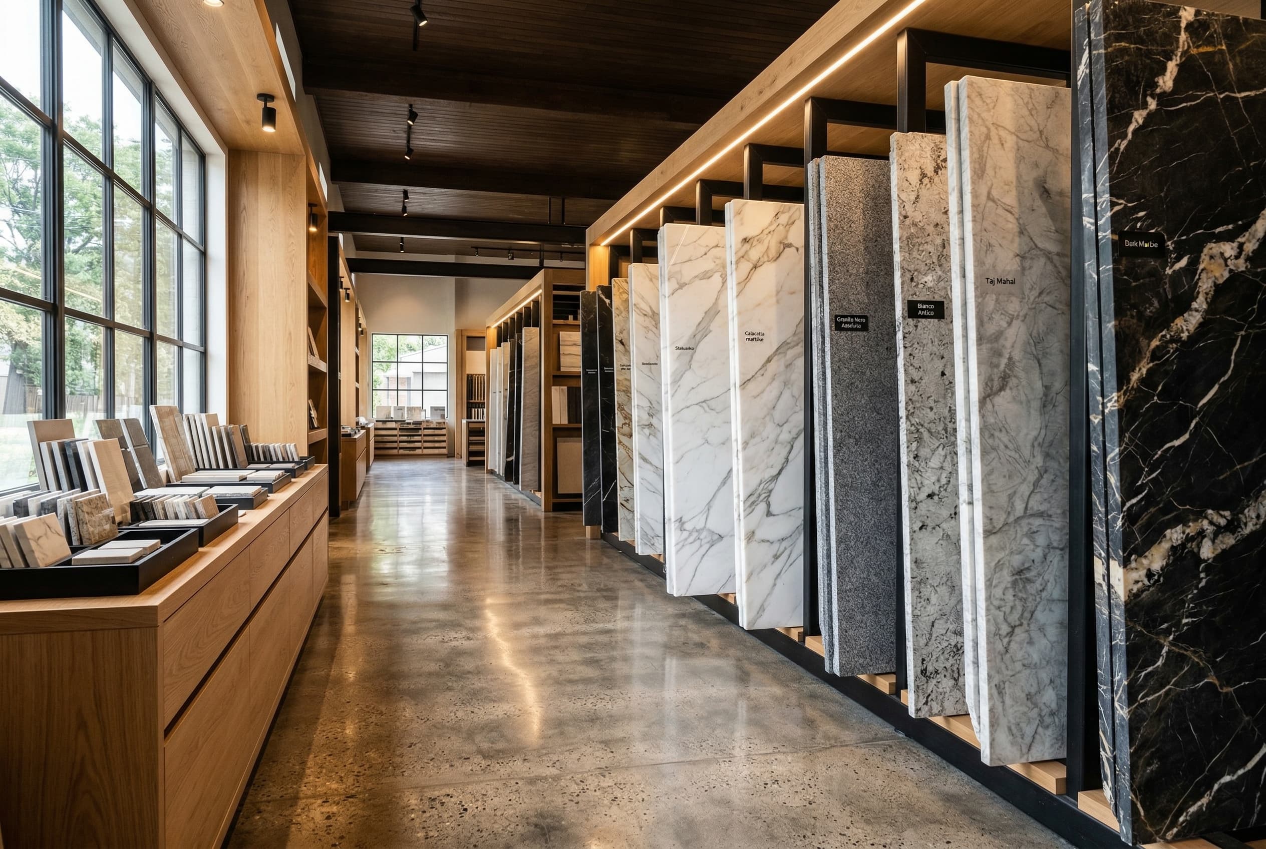 showroom interior slabs