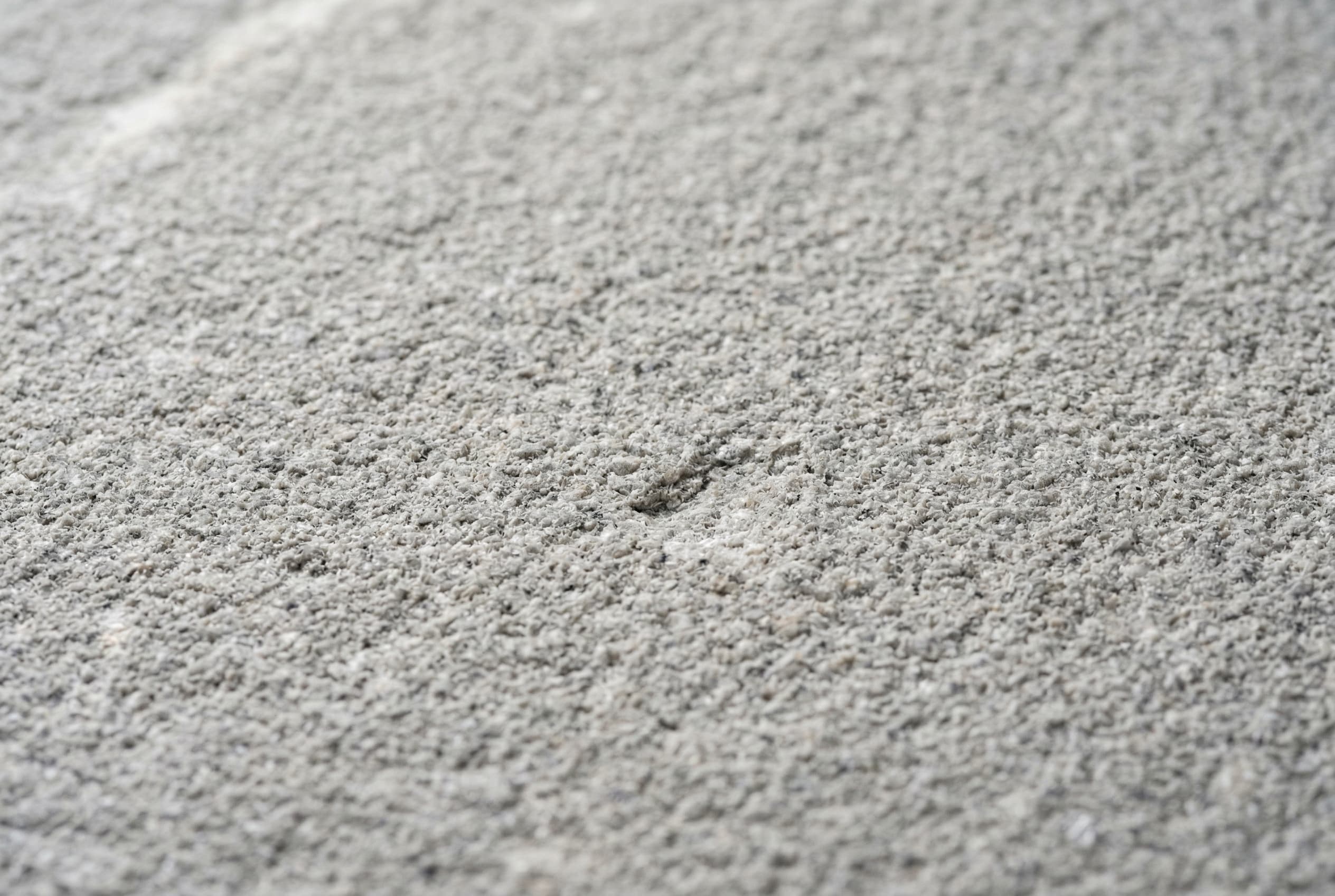 Sandblasted stone finish