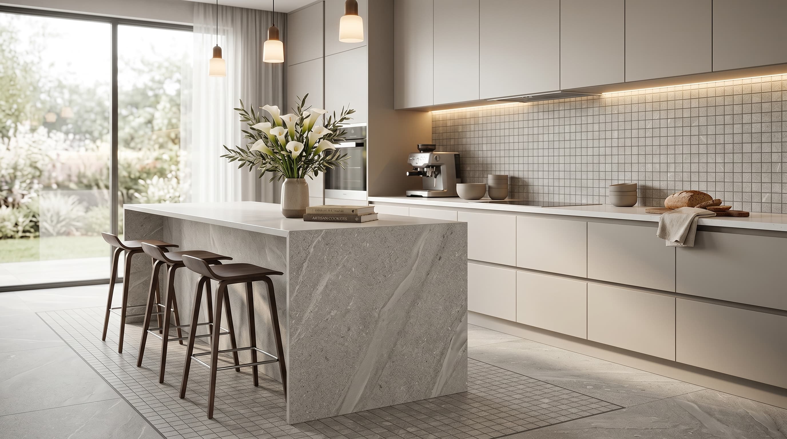 Austral Grey 2x2 Mosaic project 6
