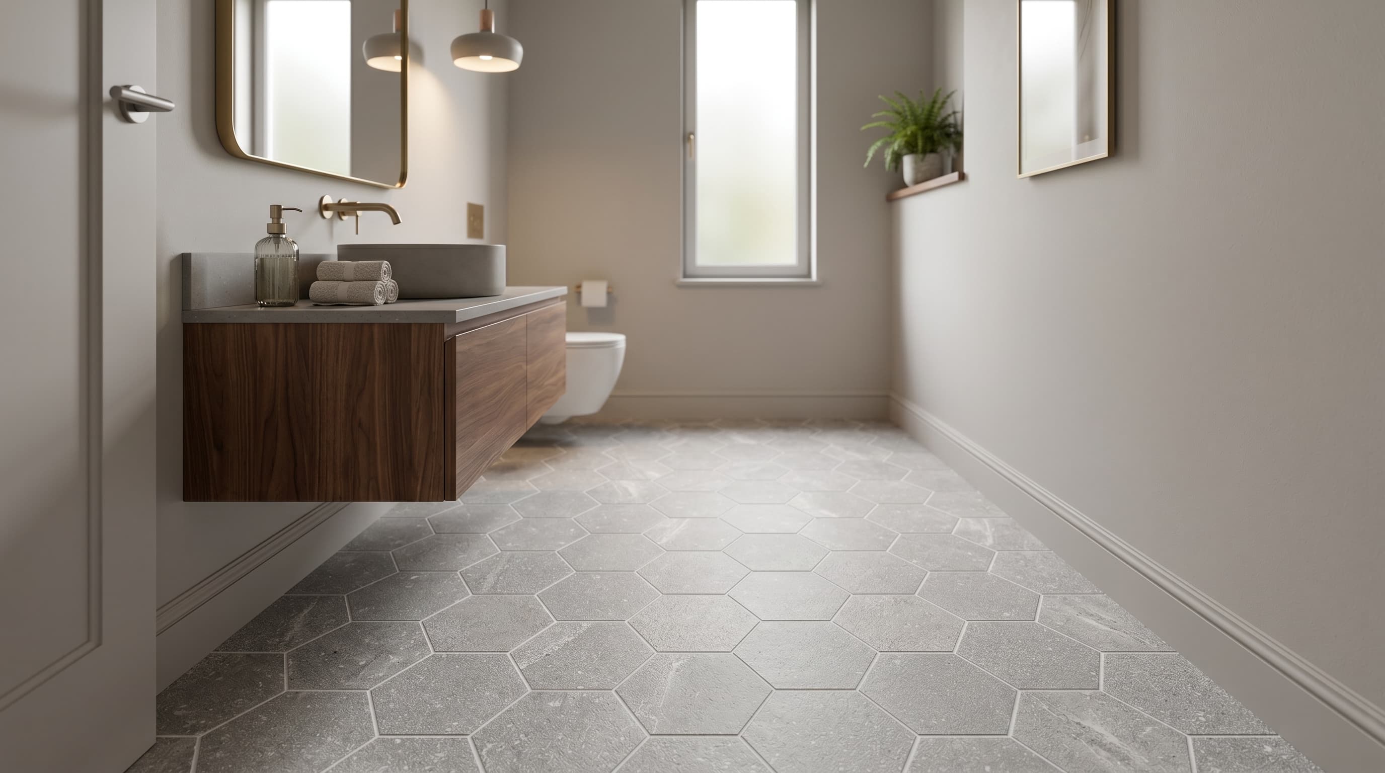 Austral Grey Hexagon Mosaic project 3