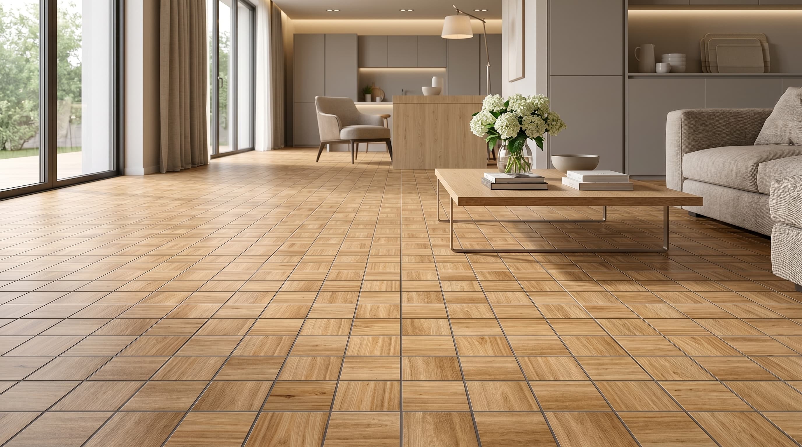 Cypress Natural 2x2 Mosaic project 5