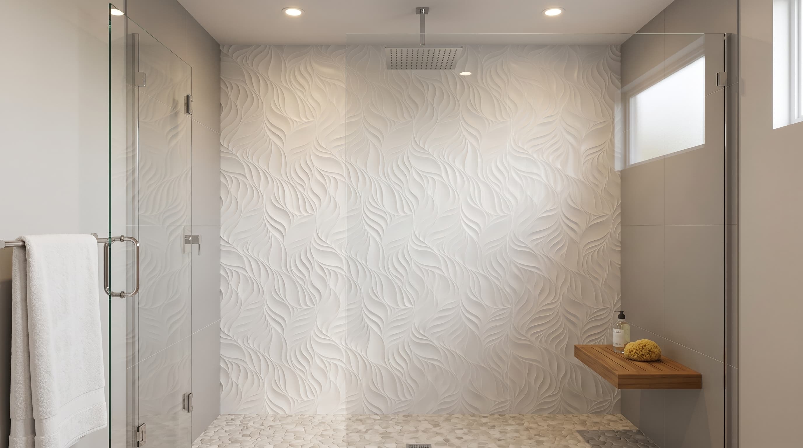 Glaciar Leaves 12x36 project 1