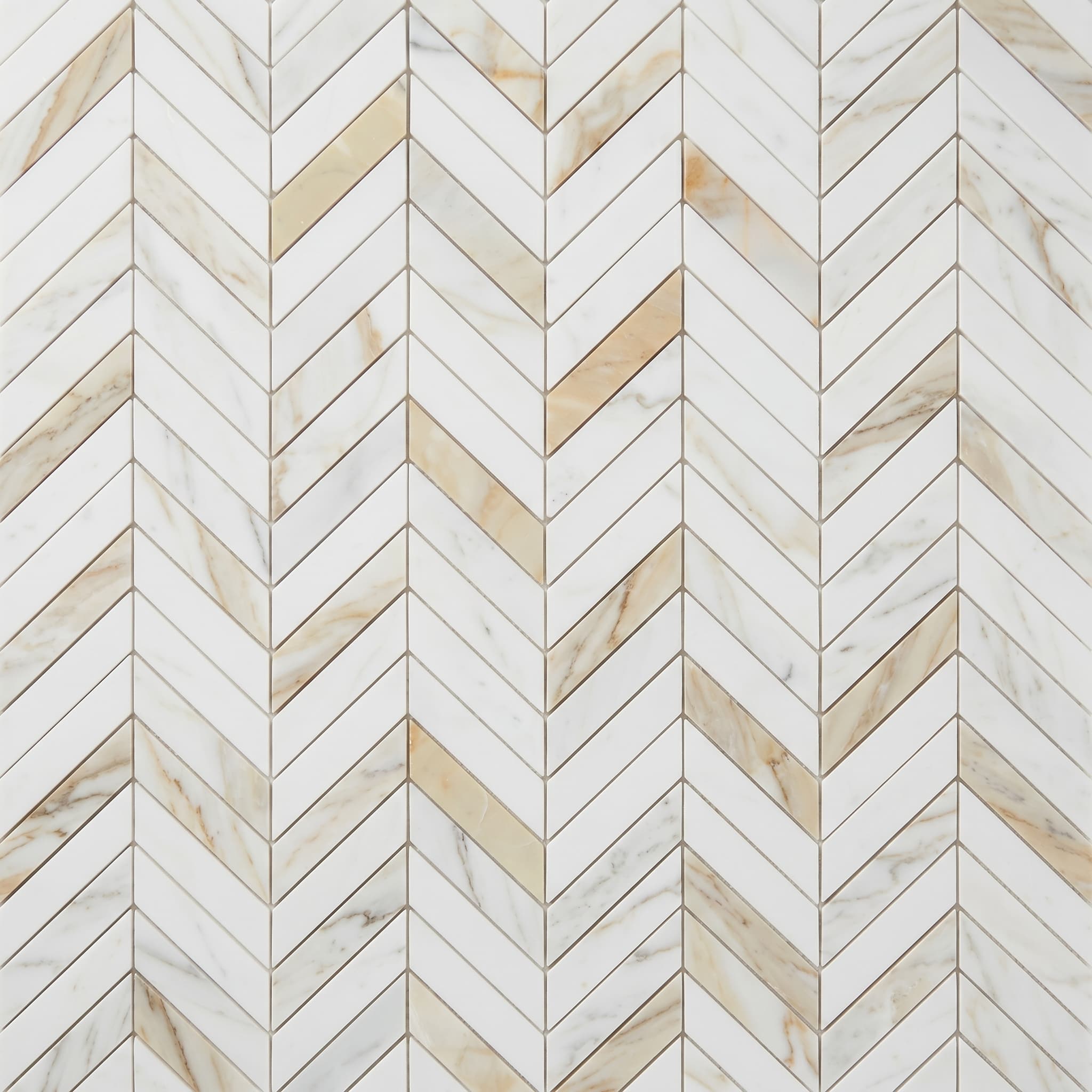 Chevron Calacatta Gold Honed