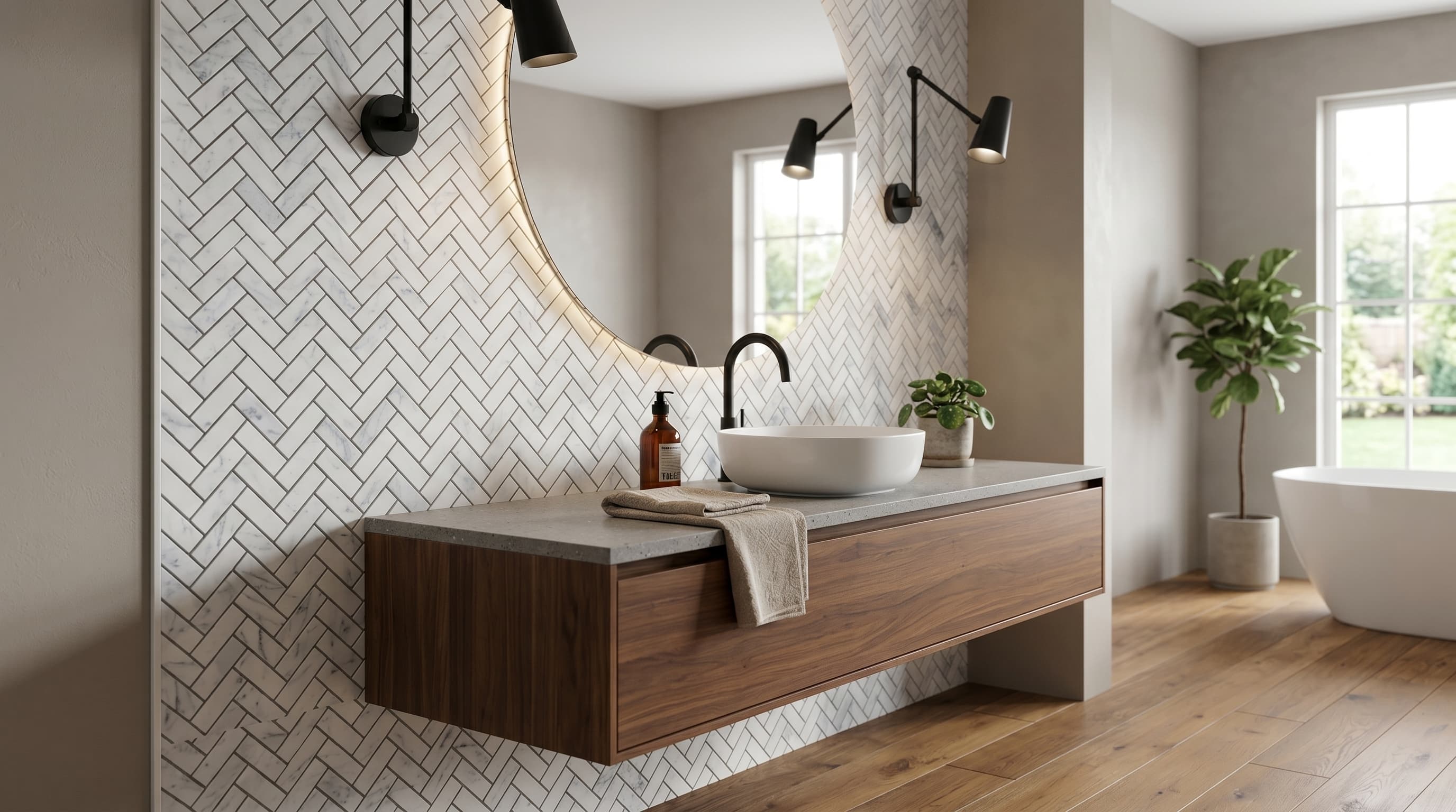 Chevron Long Carrara project 1