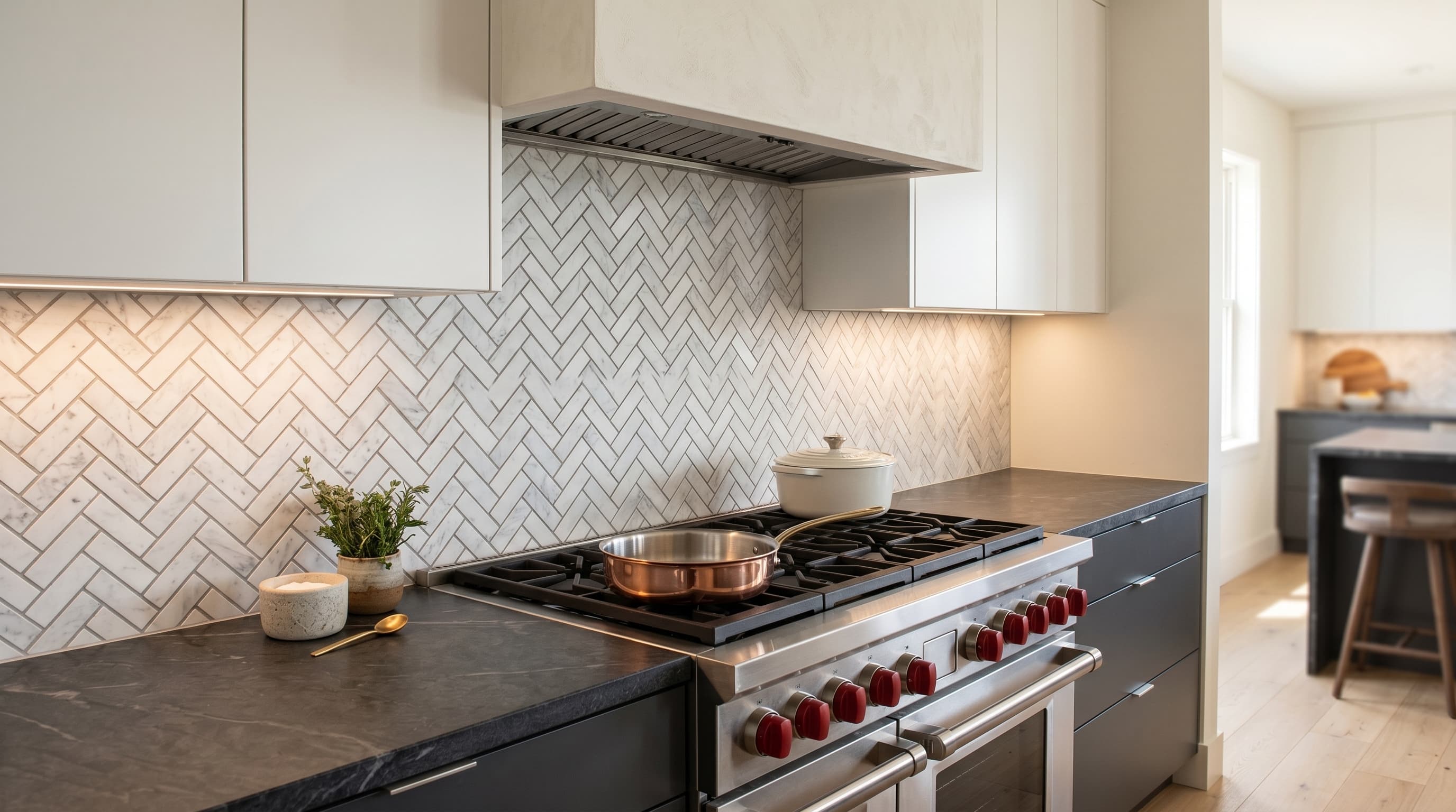 Chevron Long Carrara project 3