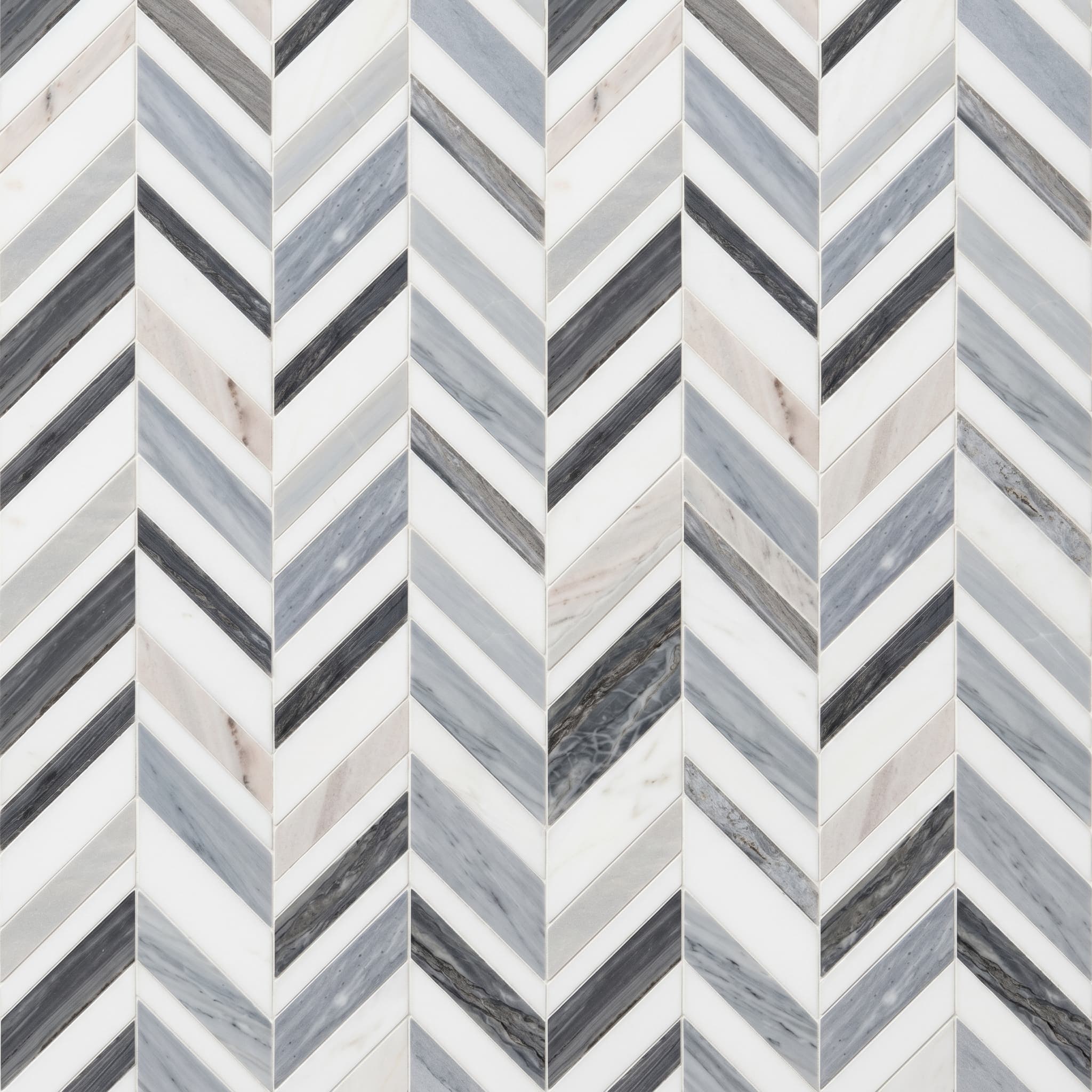 Chevron Shadow Blue
