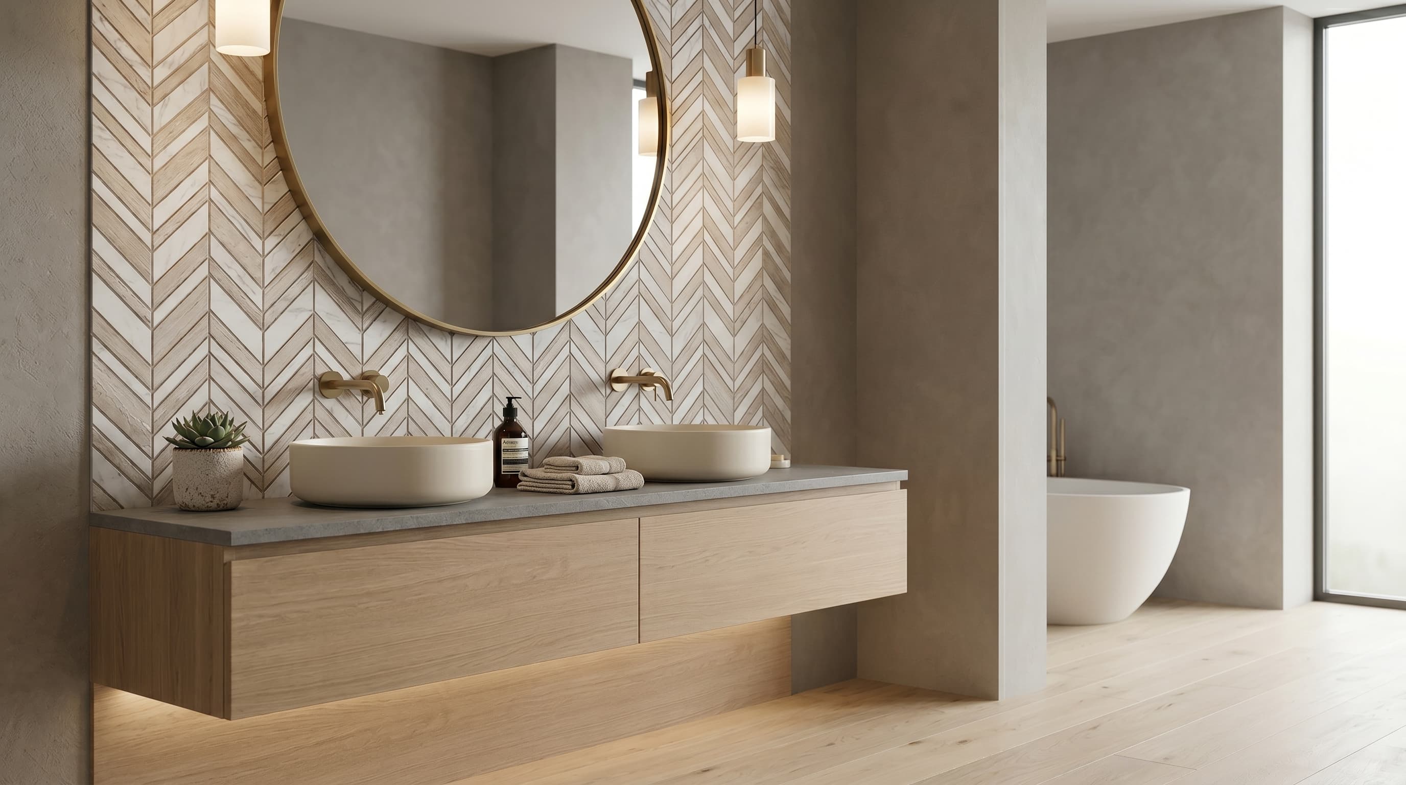 Chevron Shadow Loft project 2