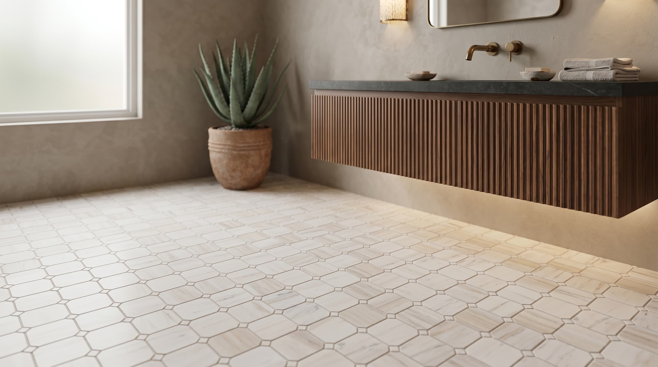 Clipped Square Wooden White project 2