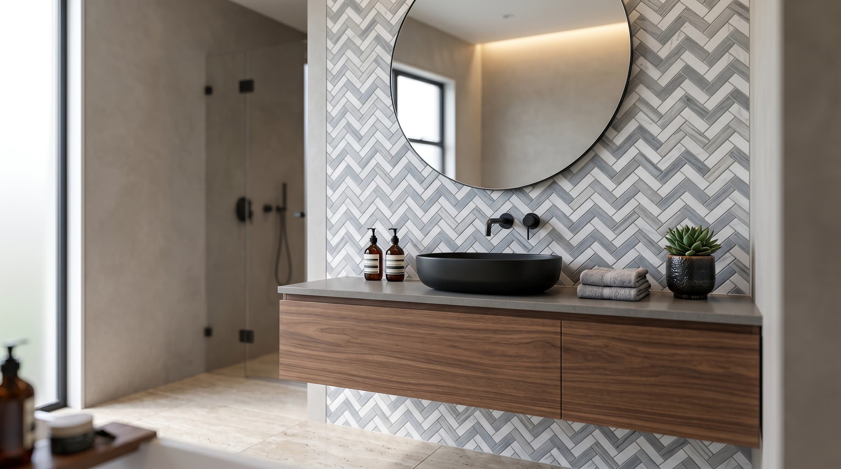 Herringbone Blue project 2