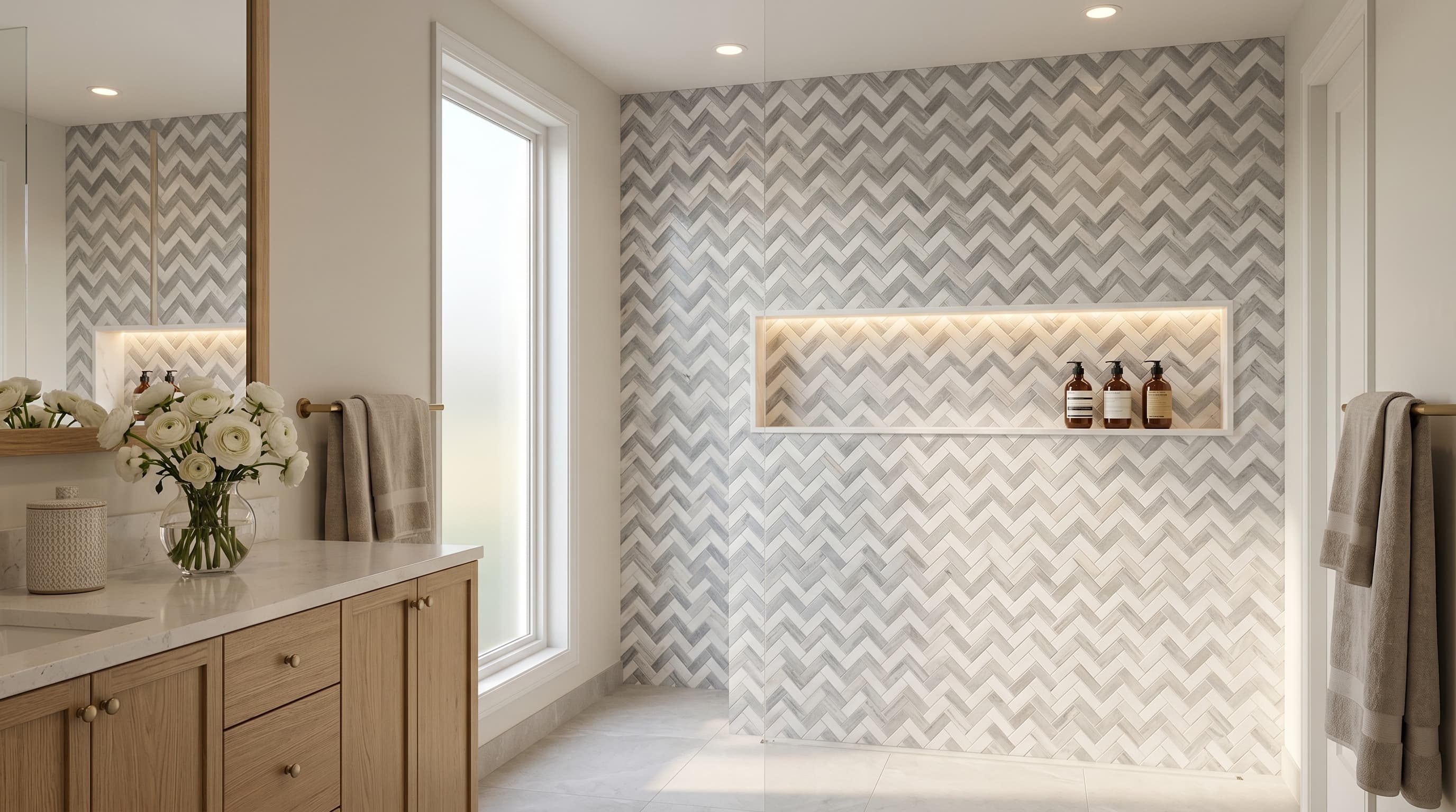 Herringbone Blue project 5