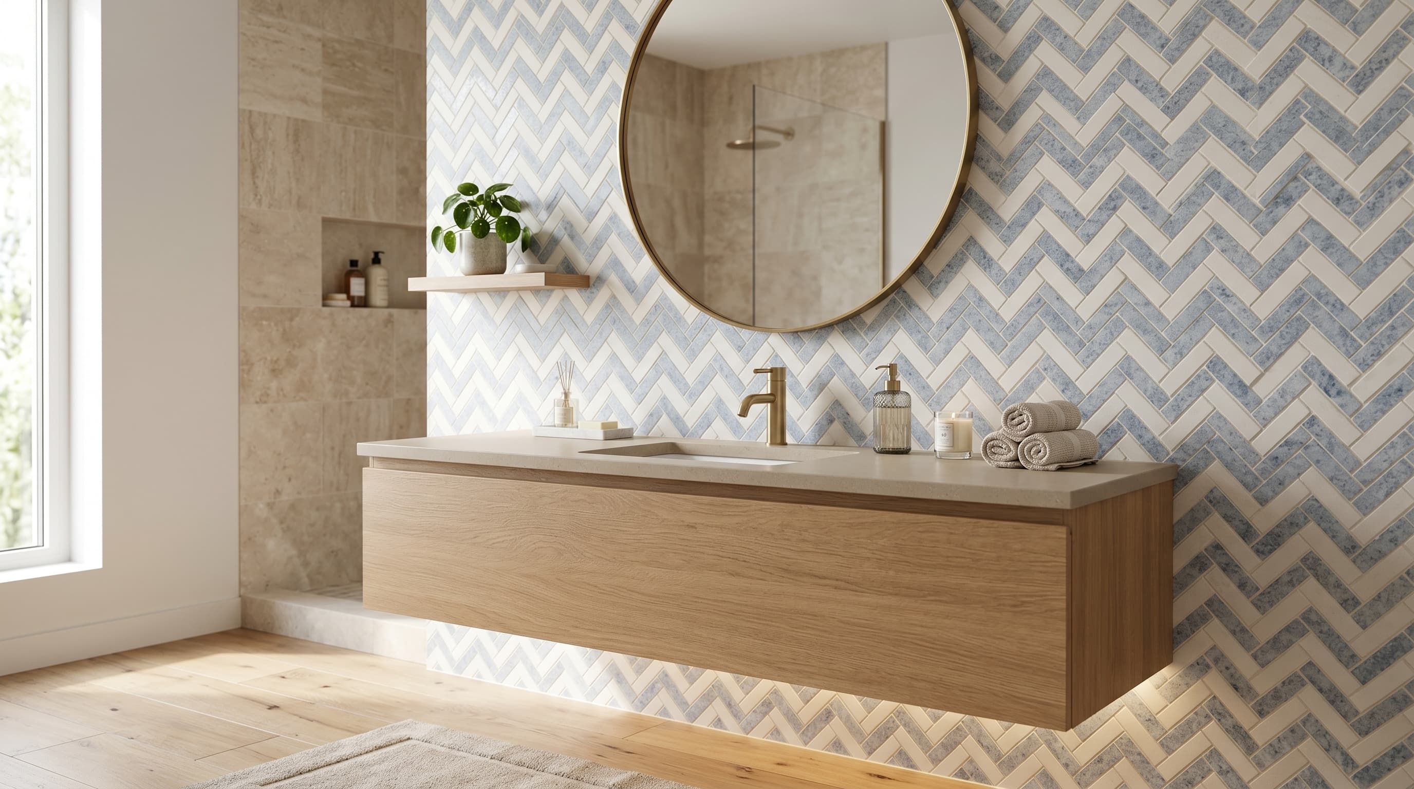 Herringbone Crystal Ocean project 2