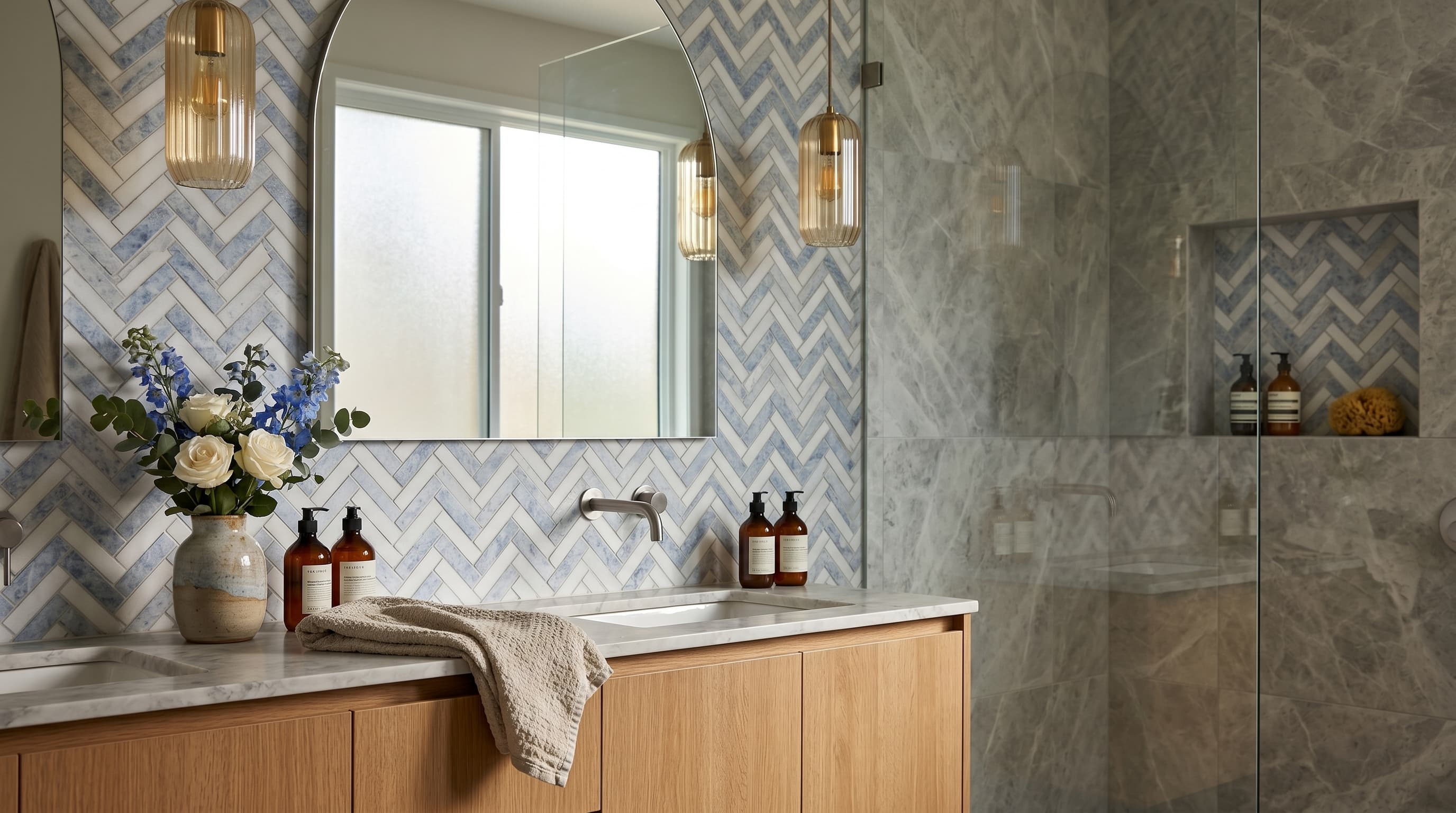 Herringbone Crystal Ocean project 5