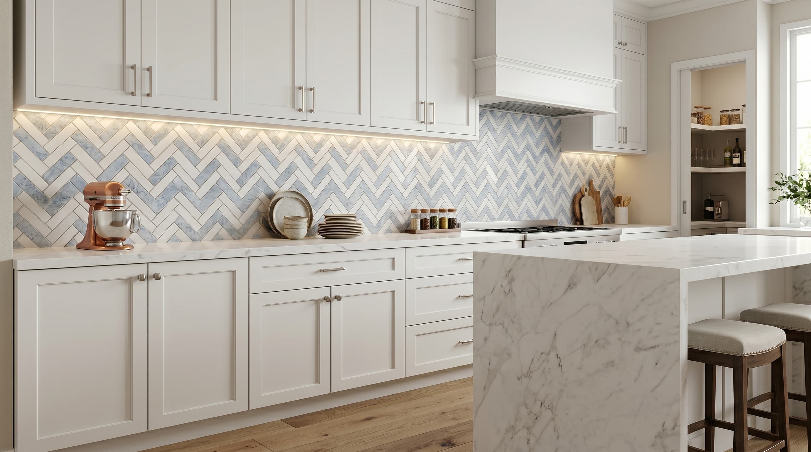 Herringbone Crystal Ocean project 4