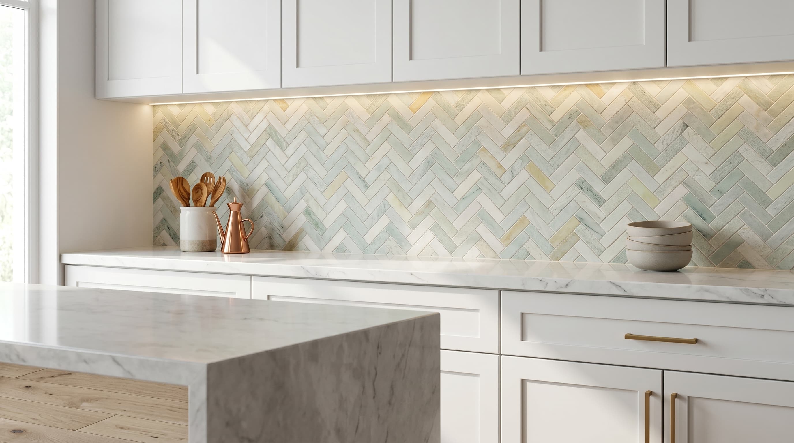 Herringbone Green project 1