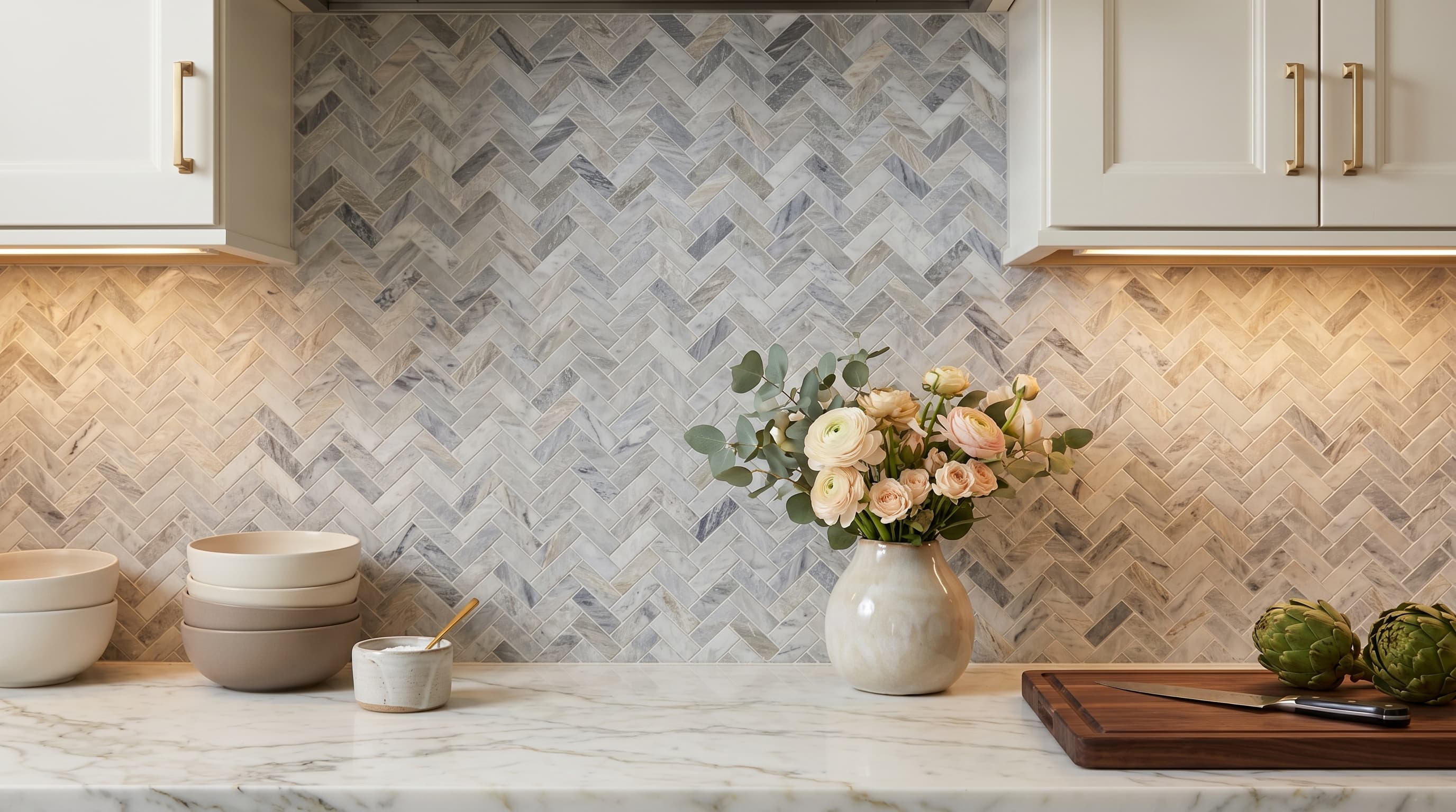 Herringbone Italian Grey project 5