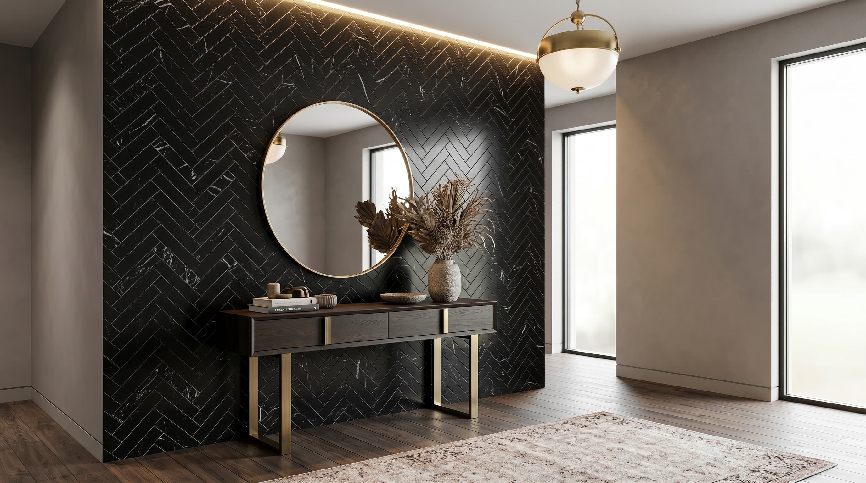 Herringbone Marquina project 3