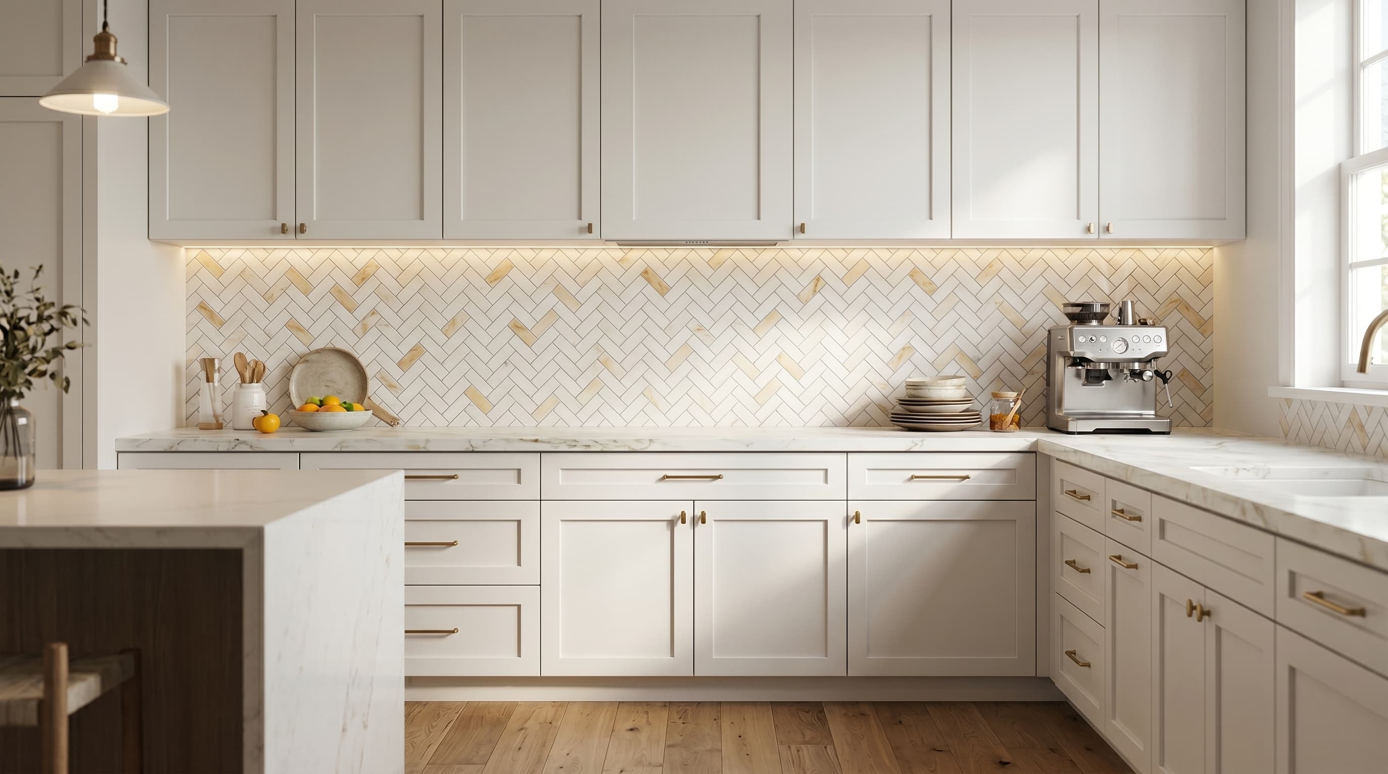 Herringbone Sunrise Polished project 1