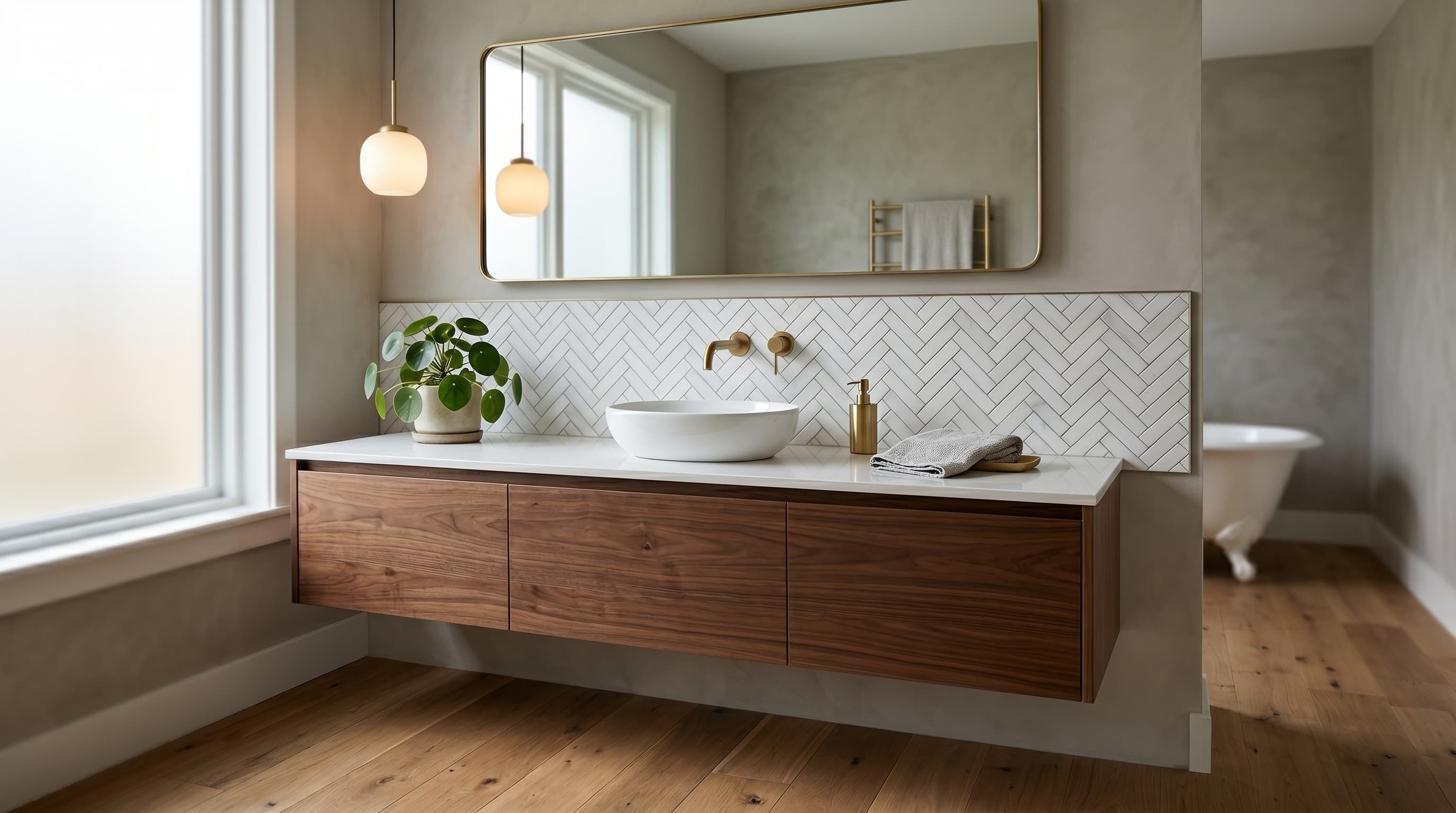 Herringbone White project 2