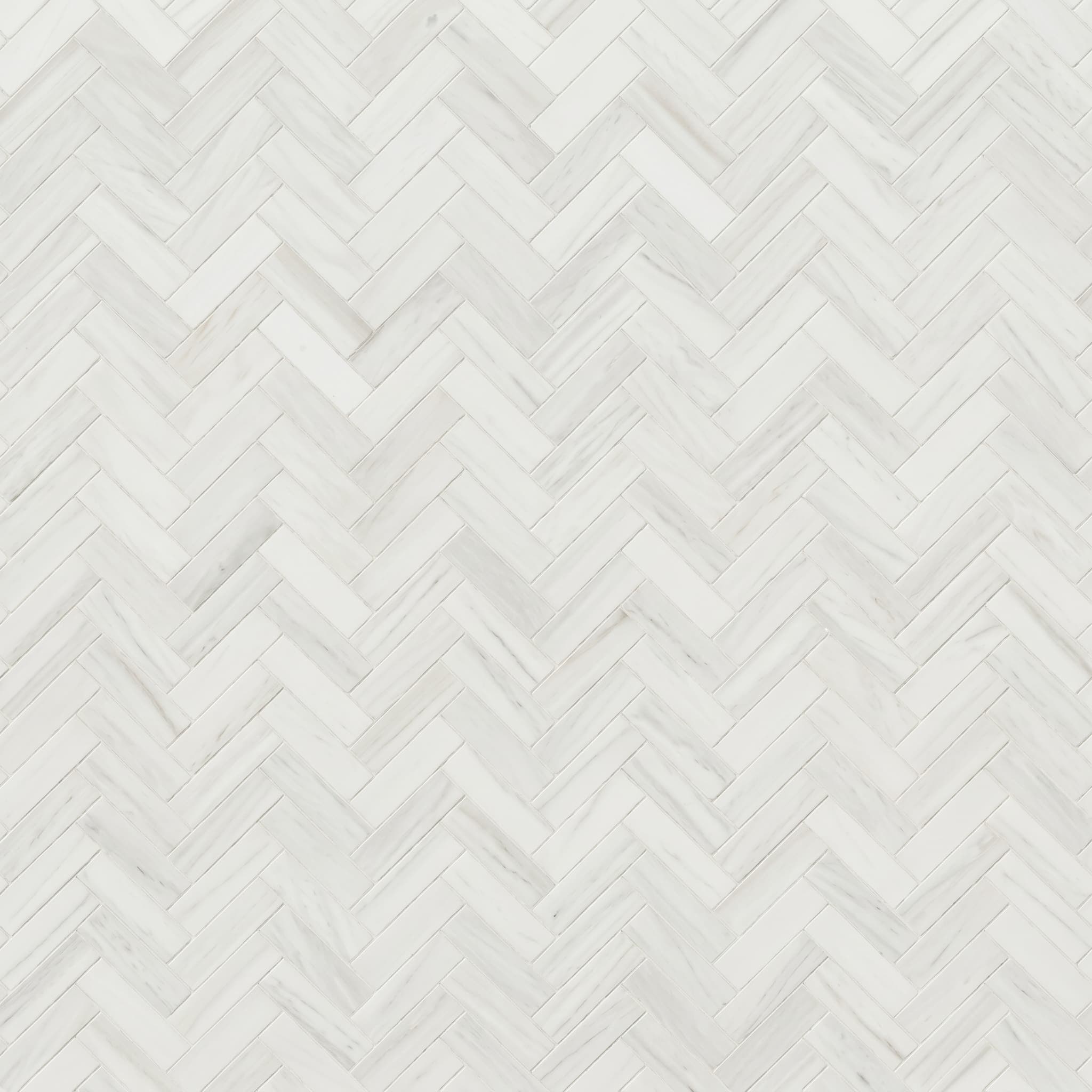 Herringbone Wooden White Honed