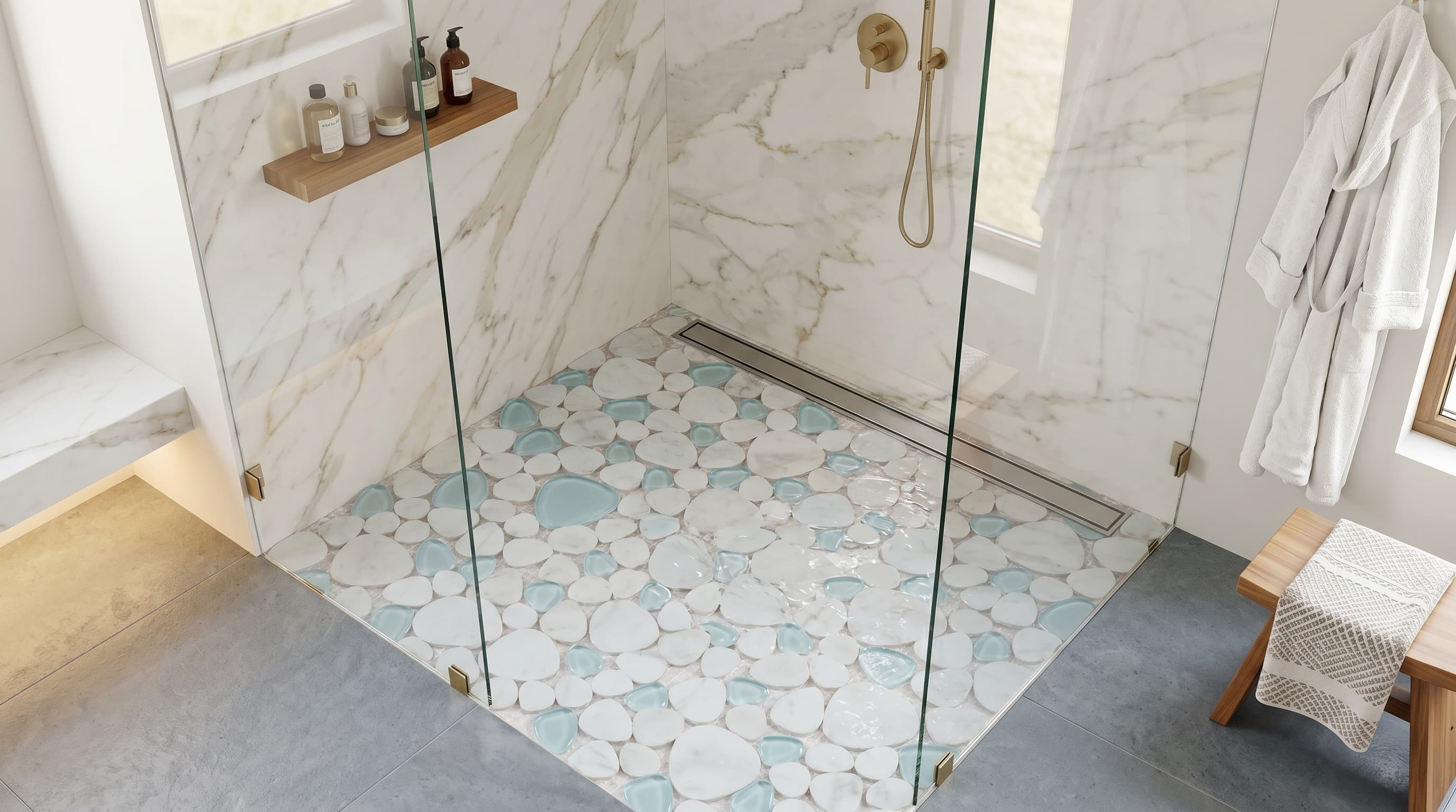 Peach Carrara Blue project 1