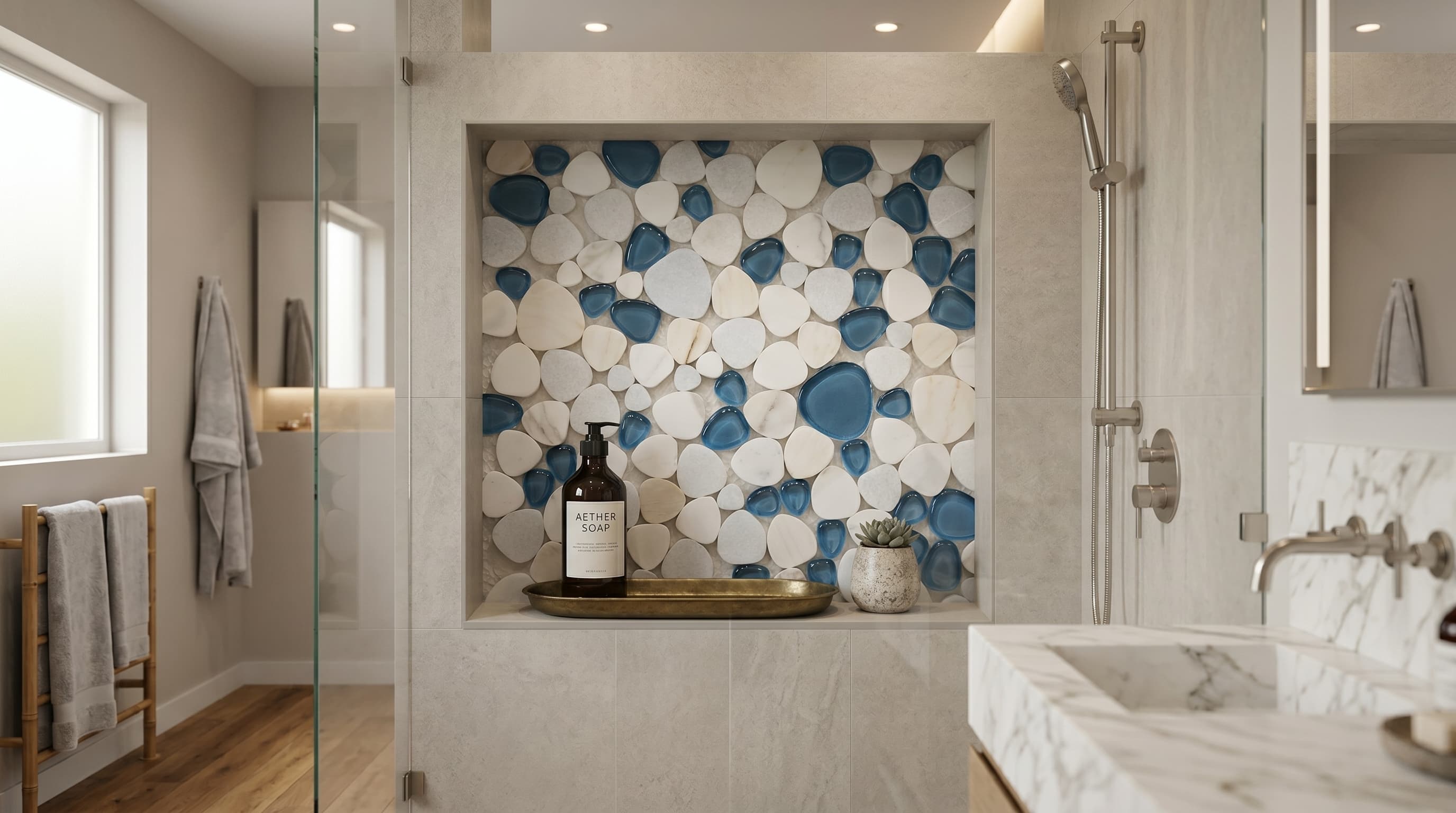 Peach Royal Blue project 2