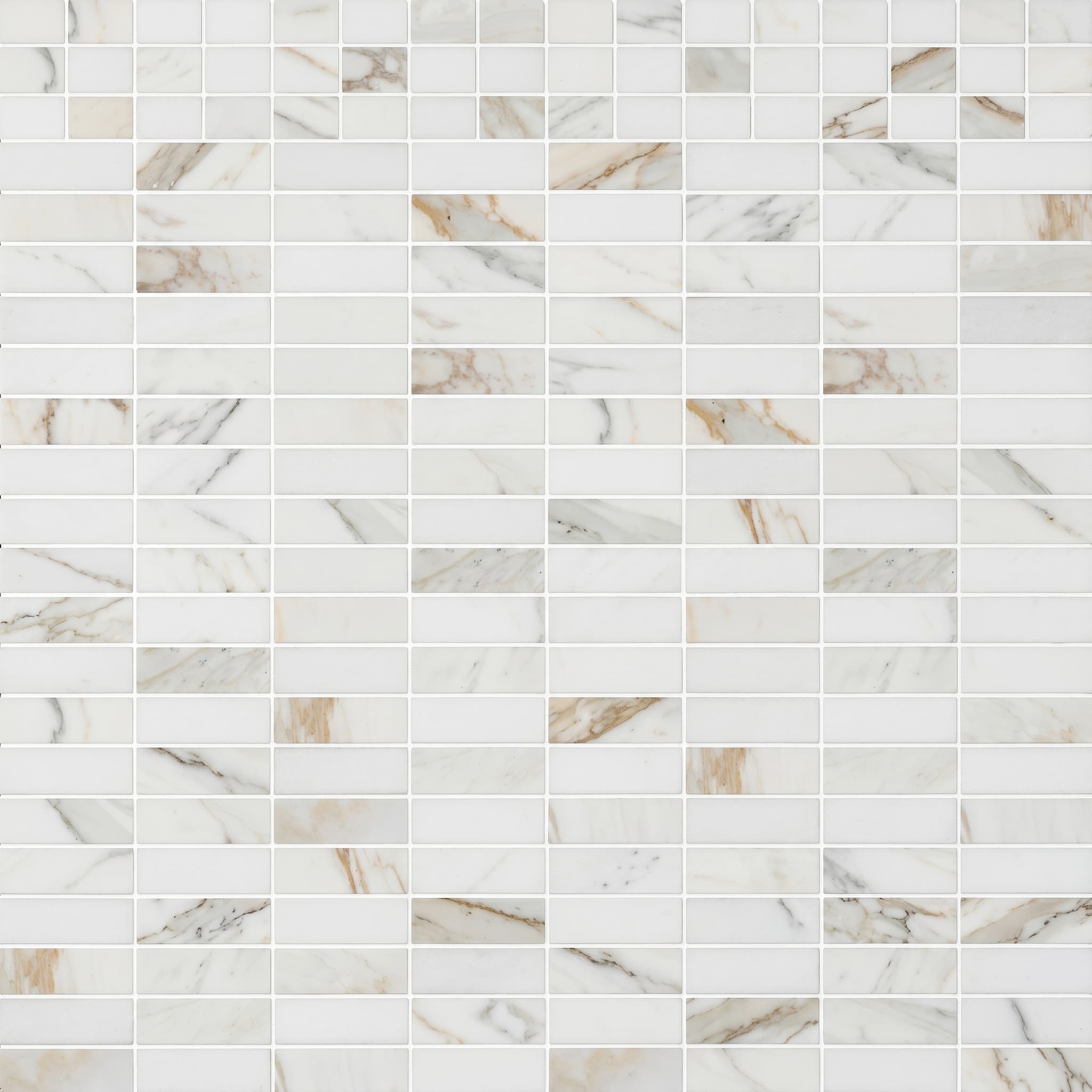 Mosaic Slot Calacatta 11.75 x 11.75