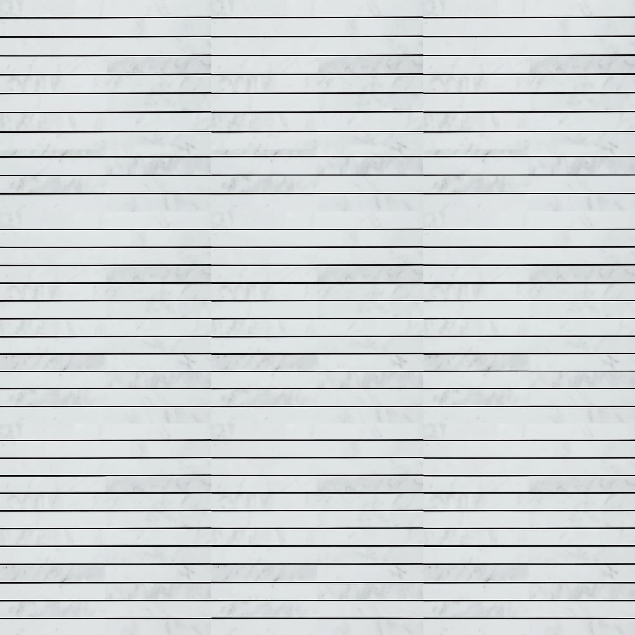 Mosaic Slot Carrara Honed 11.75 x 11.75