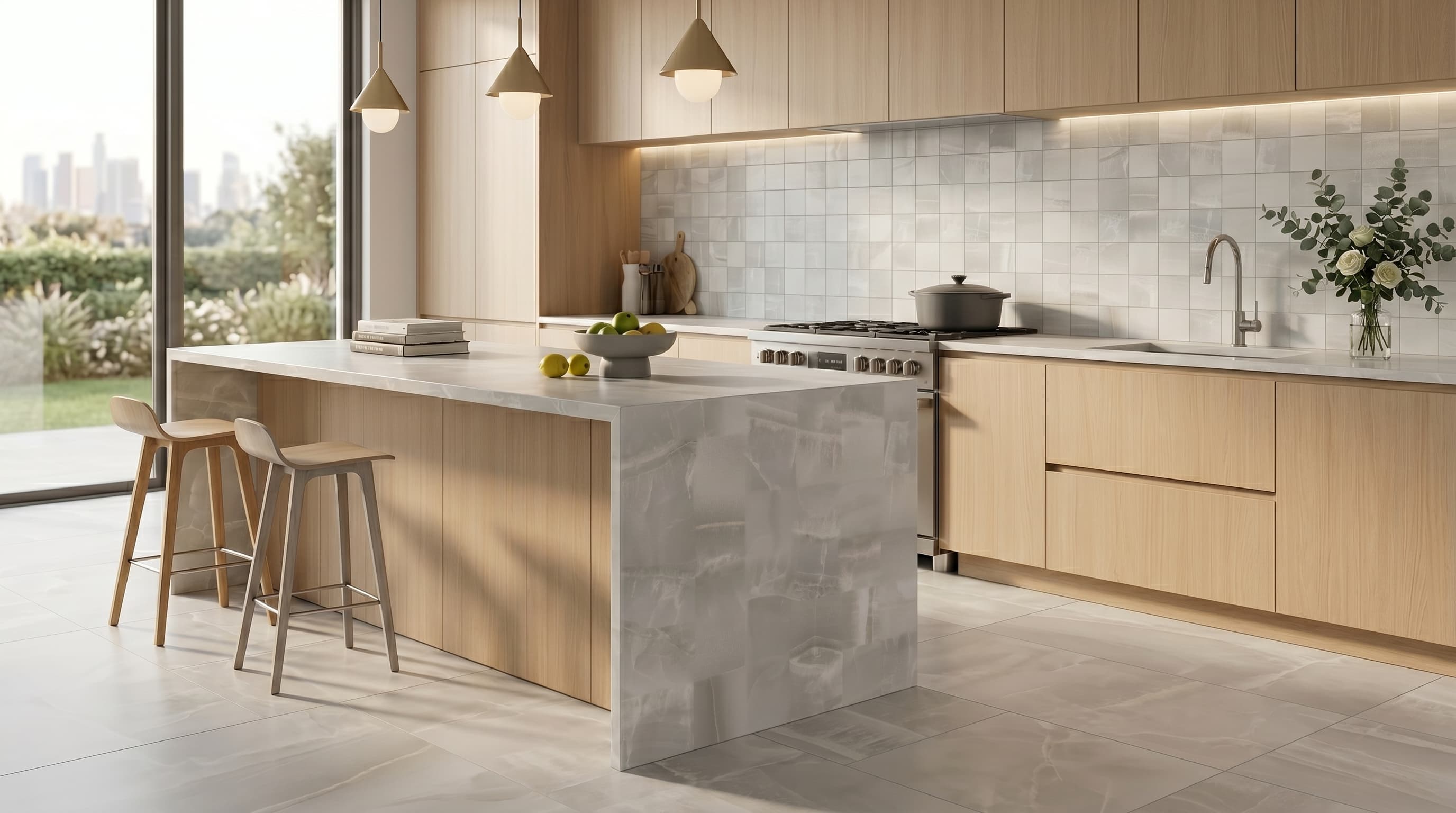 Akoya Silver Matte Mosaic 2x2 project 5
