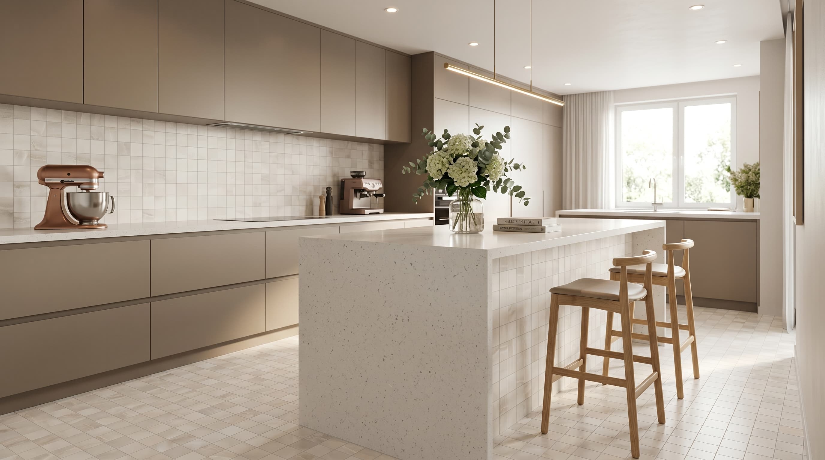Akoya White Matte Mosaic 2x2 project 4