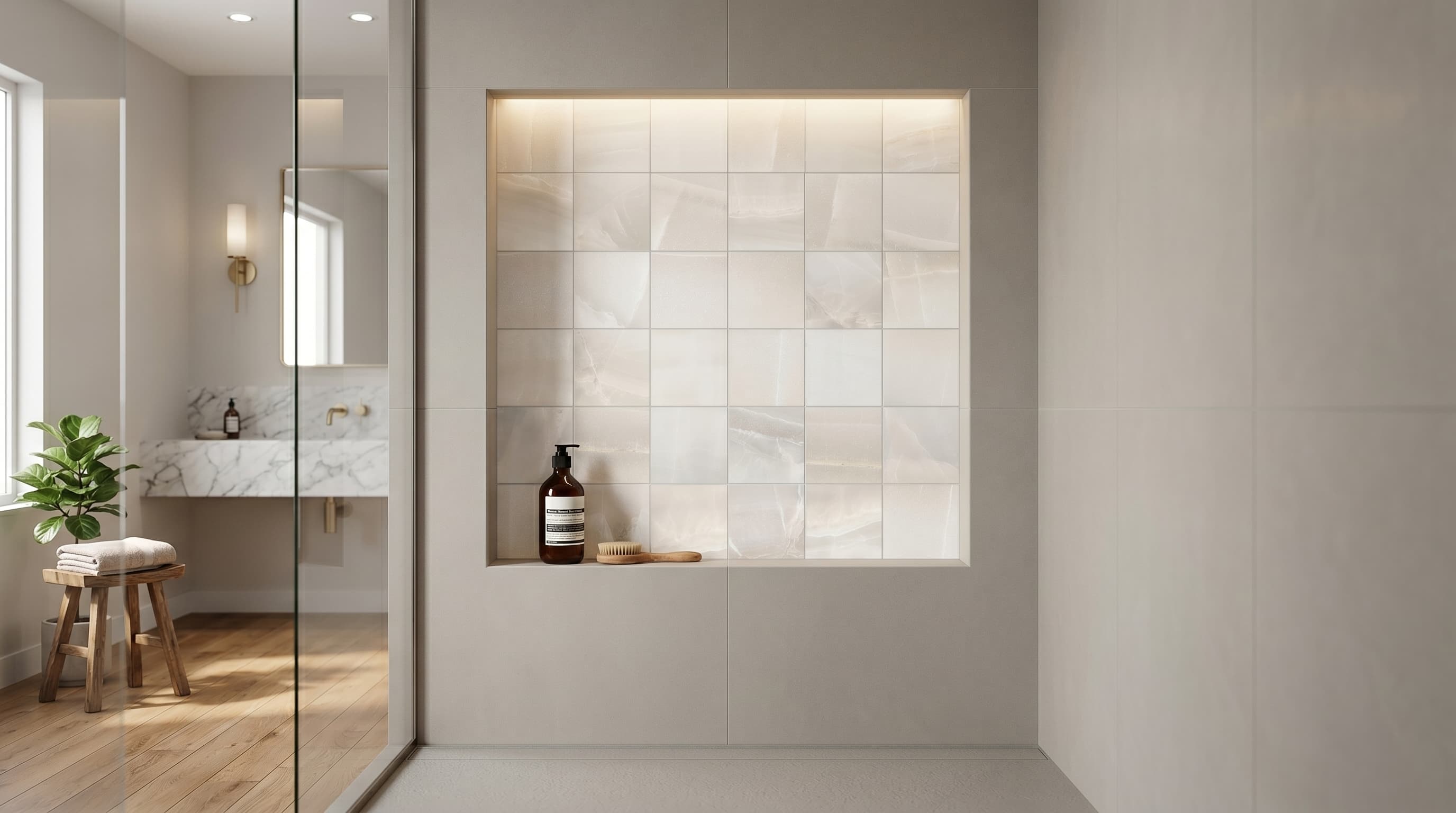 Akoya White Matte Mosaic 2x2 project 3