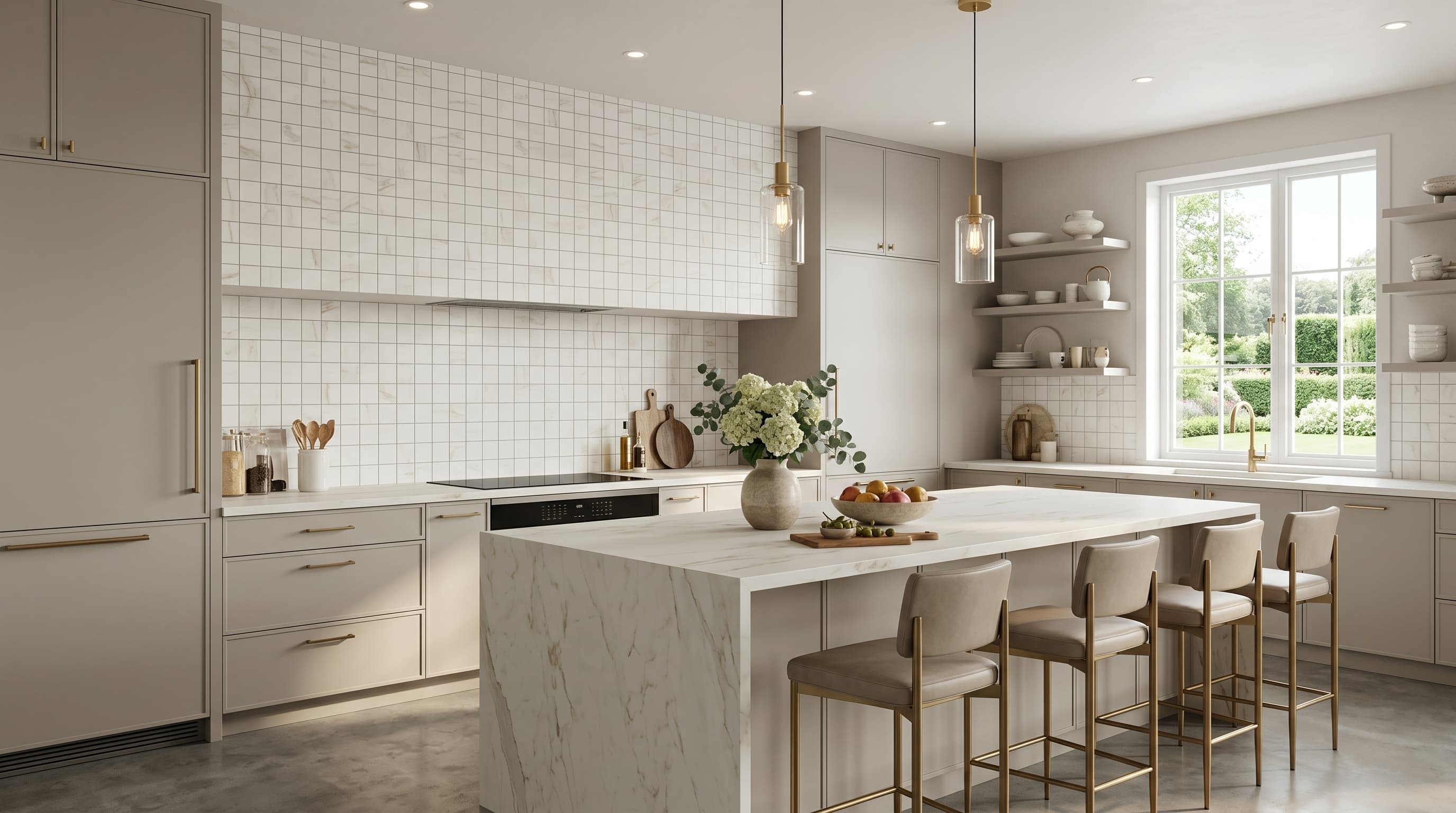 Classici Calacatta Gold Matte Mosaic project 5