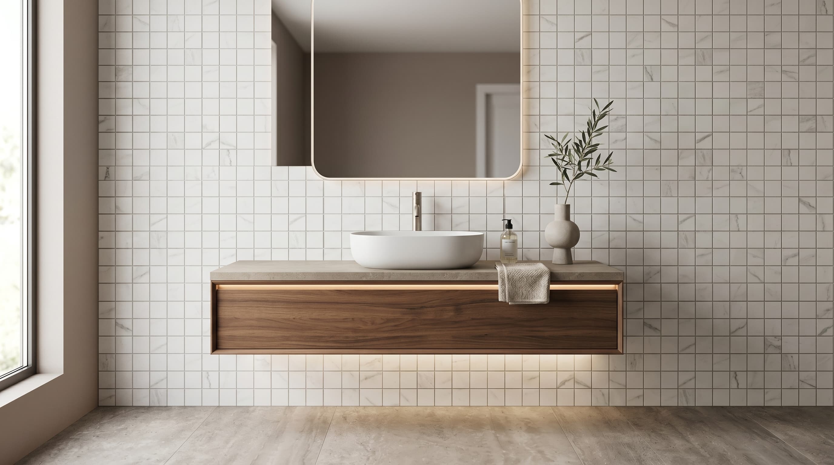 Classici Statuario Soft Mosaic project 2