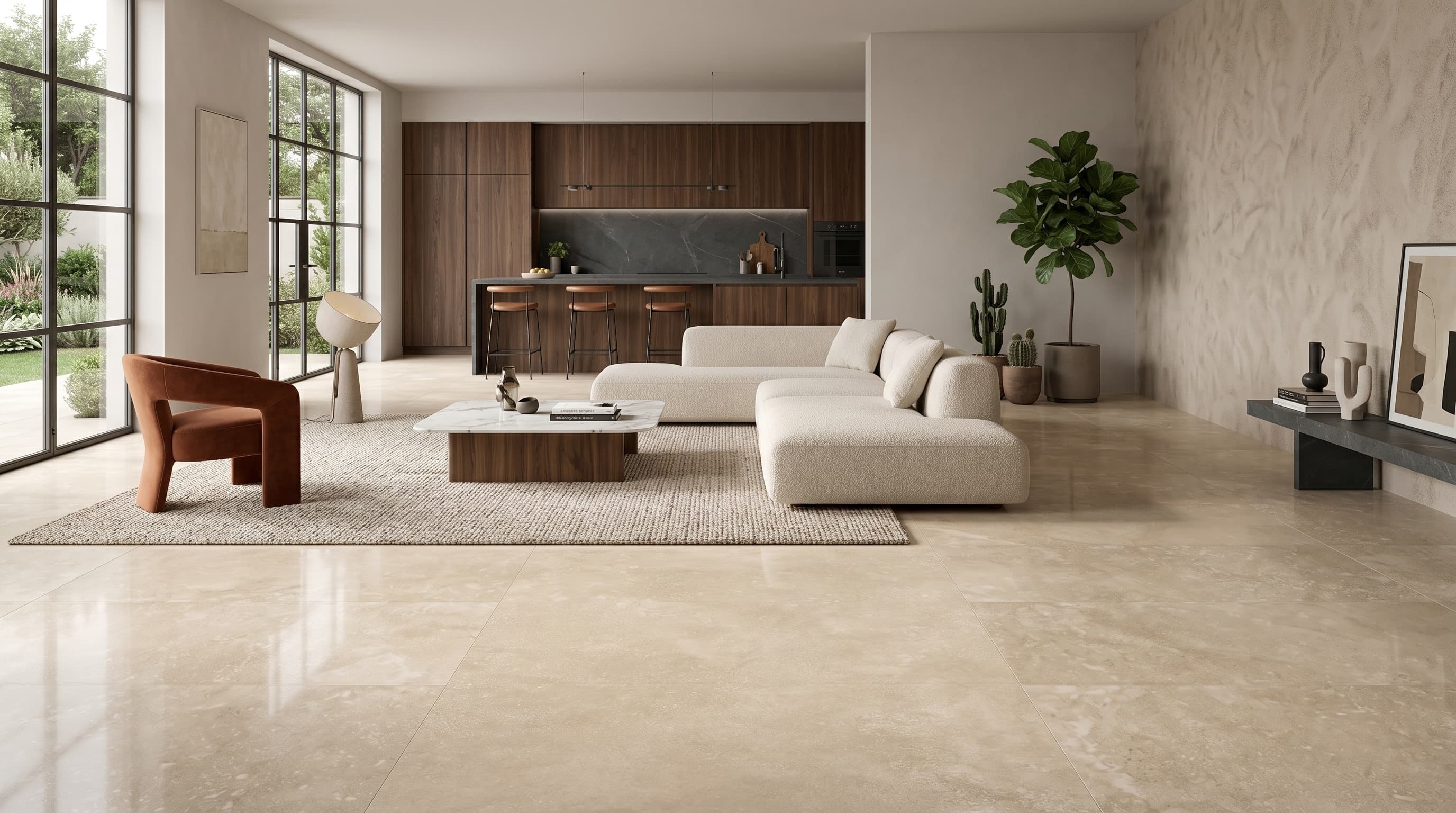 Appia Cross Cut Beige Polished project 4