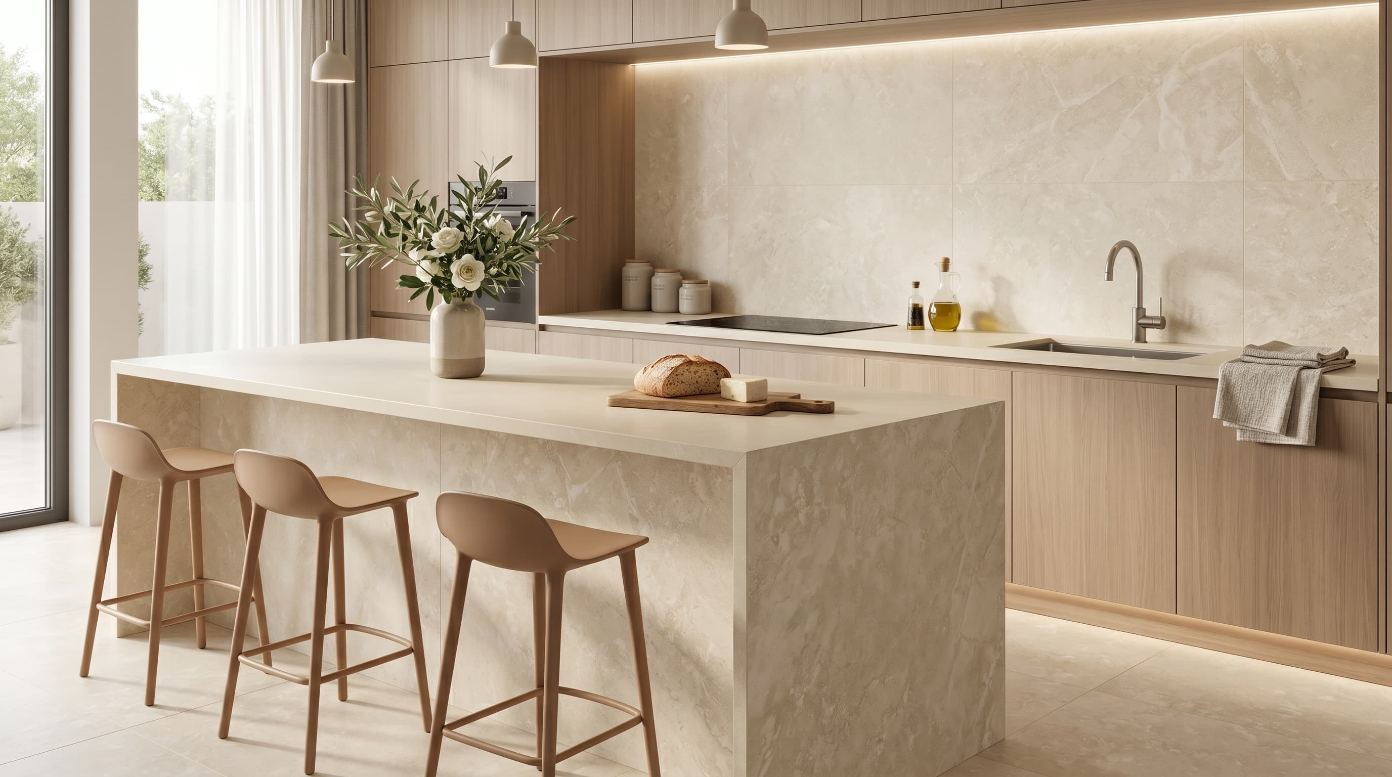 Appia Cross Cut Ivory Matte project 5