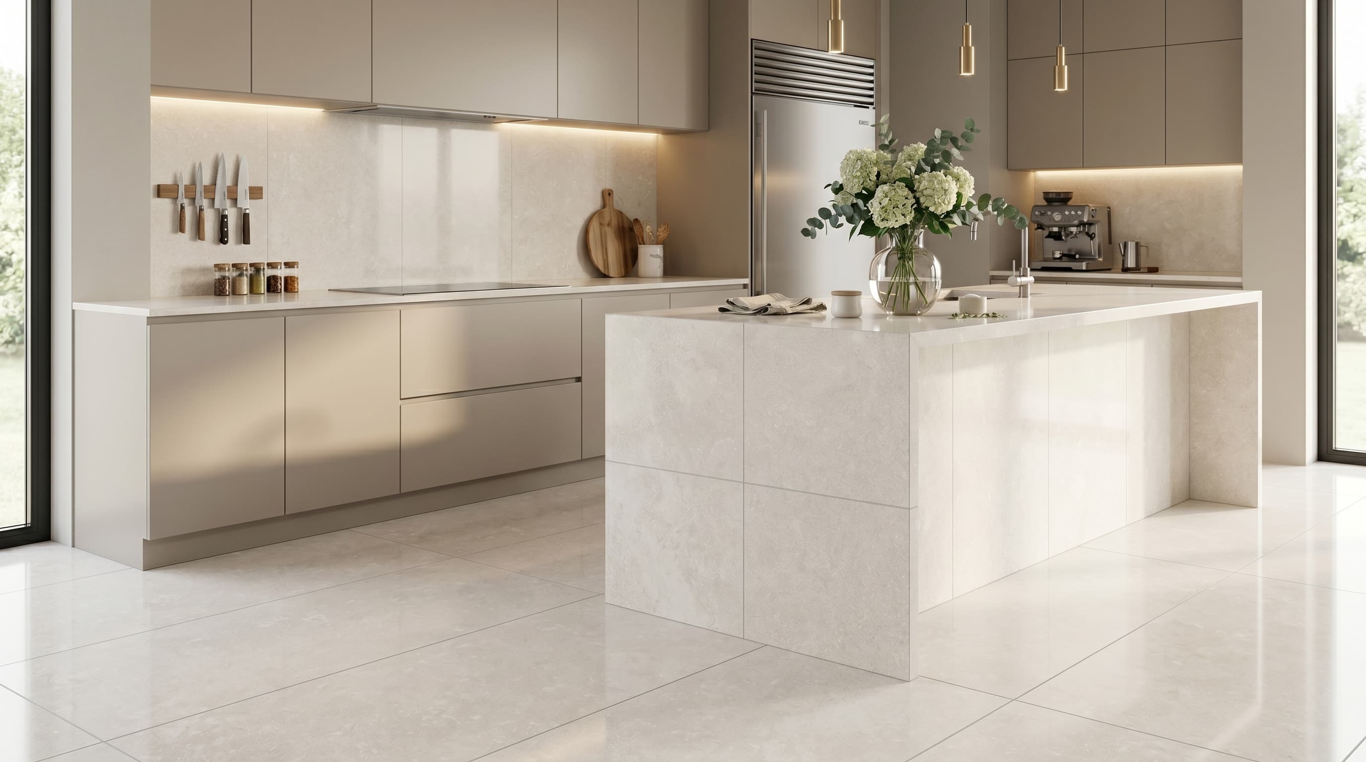 Appia Cross Cut White Polished project 5