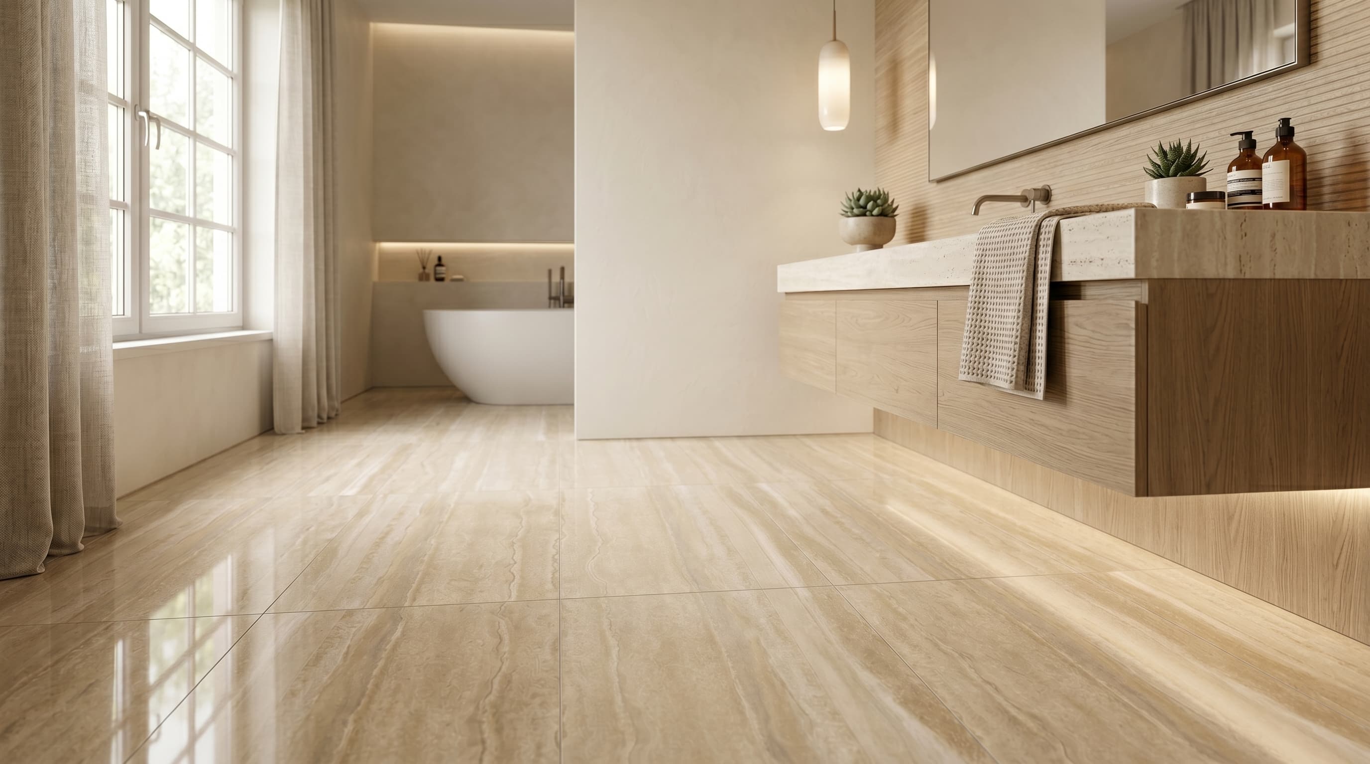 Appia Vein Cut Beige Polished project 2