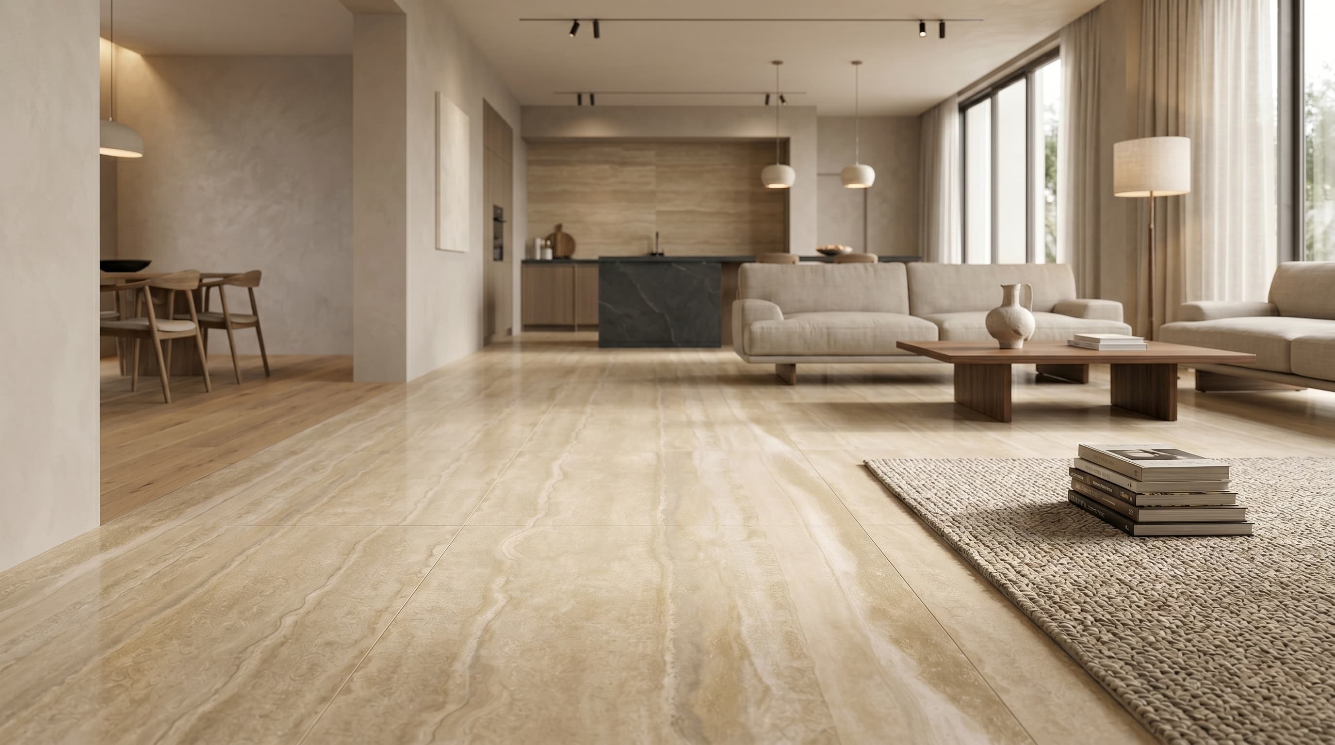 Appia Vein Cut Beige Polished project 4