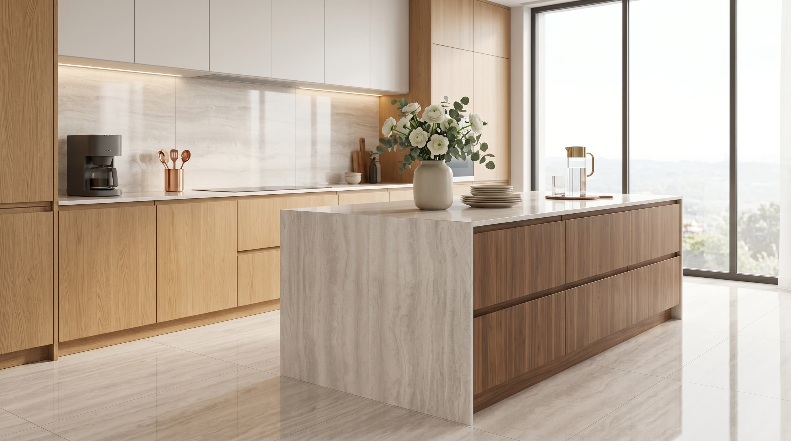 Appia Vein Cut White Polished project 5