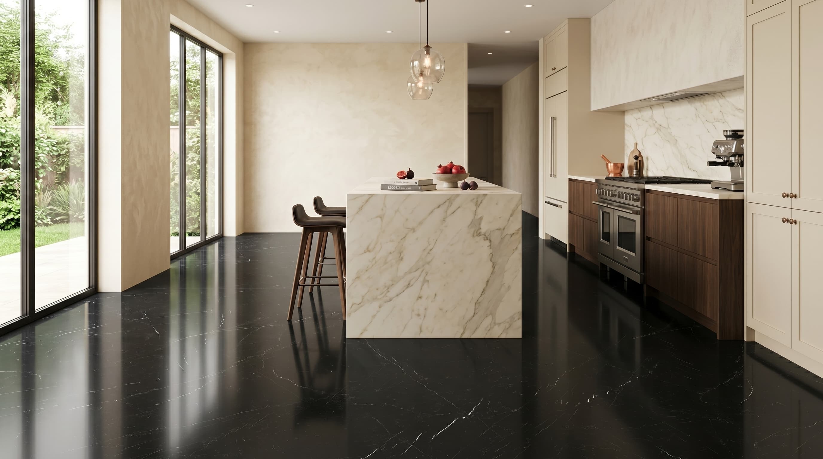Porcelain Tile Classici Marquinia Glossy 32 x 32 project 1