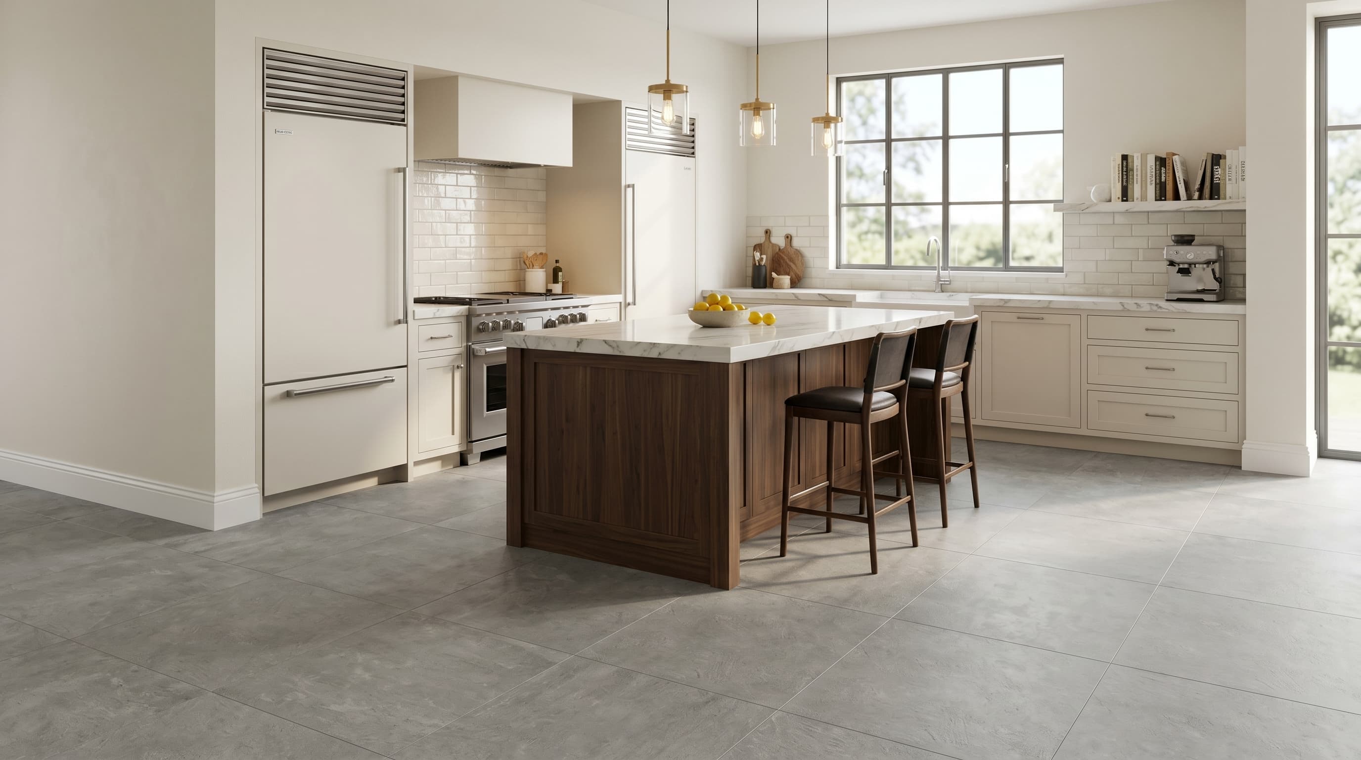 Porcelain Tile Infinity Marengo Matte 48 x 48 project 1