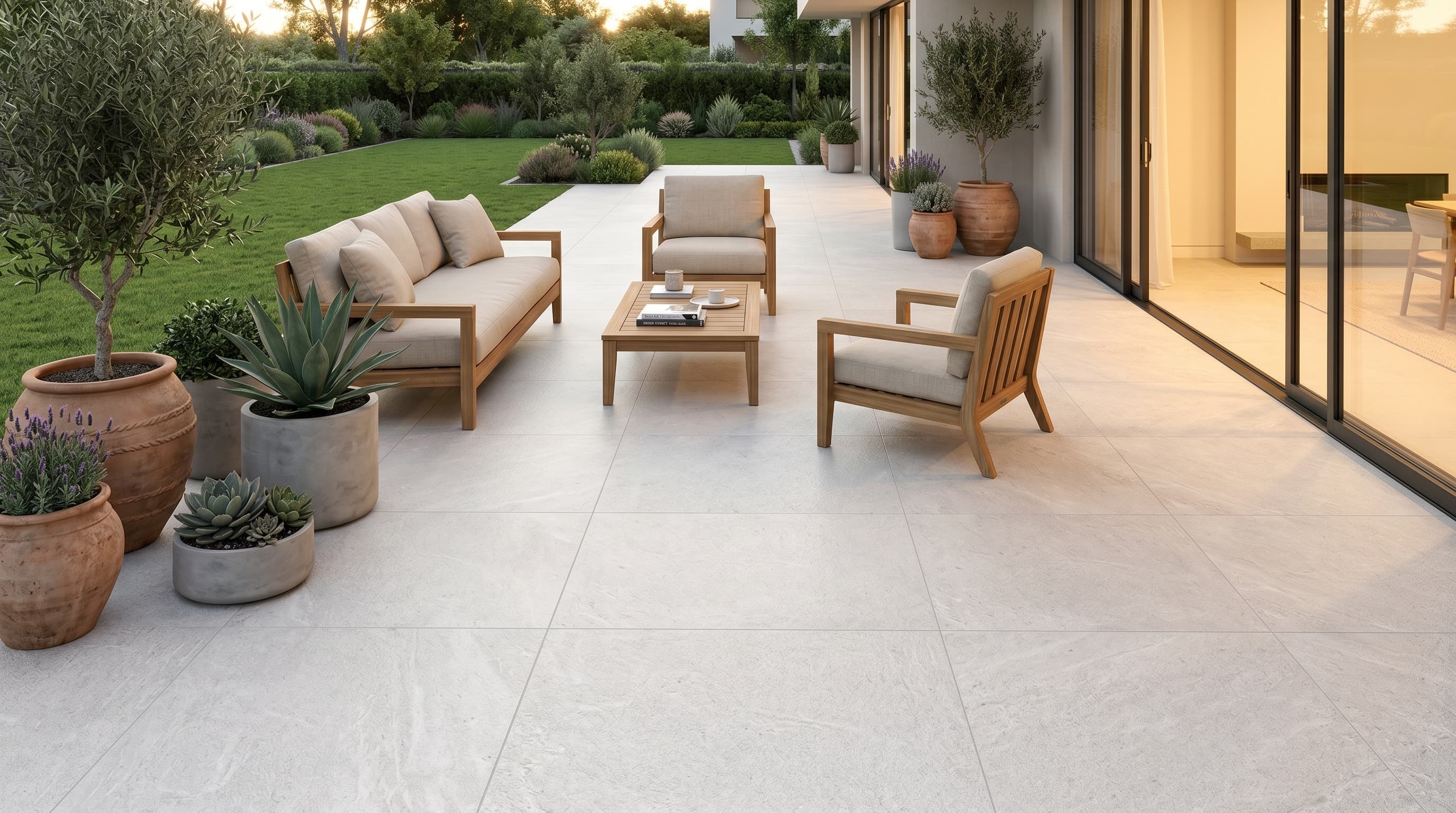 Porcelain Tile Infinity Perla Grip R11 12 x 24 project 1