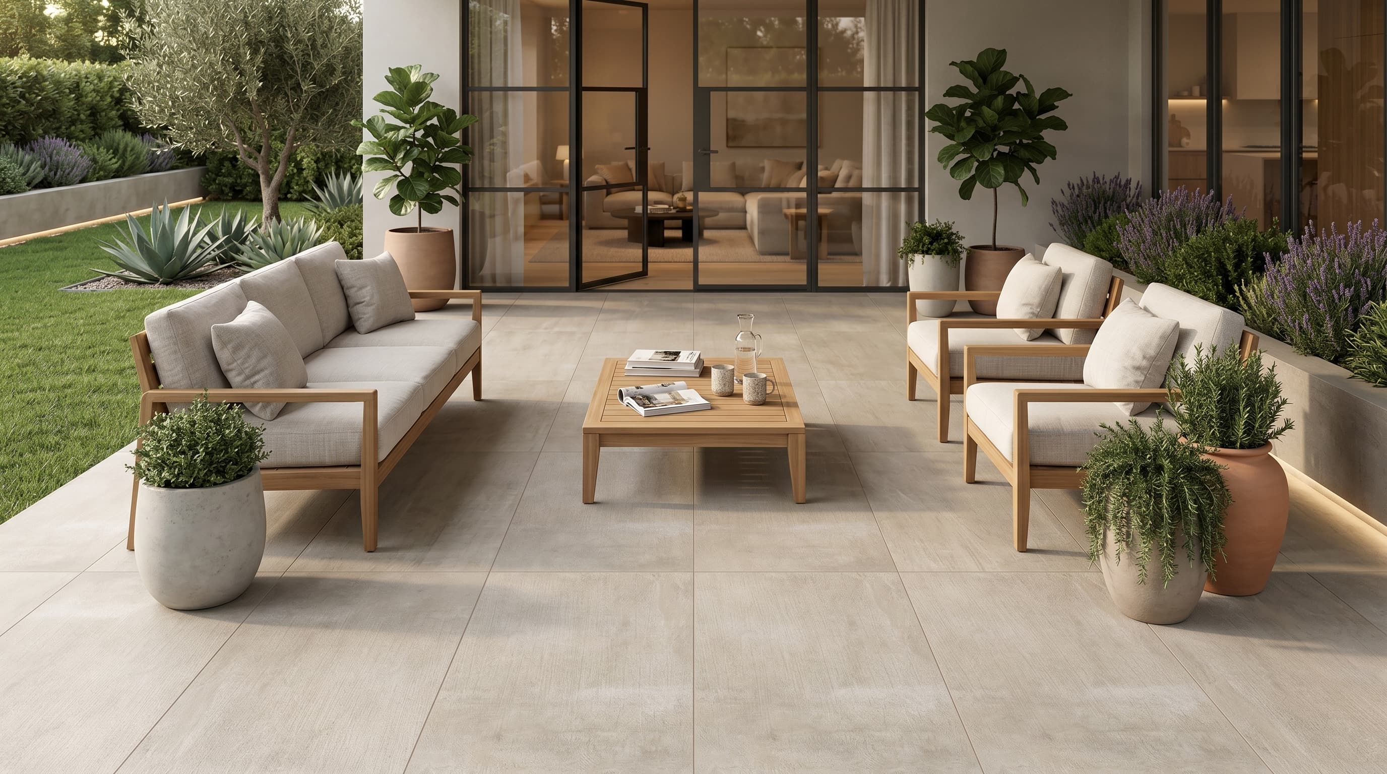 Porcelain Tile Matieres Sable Grip R11 16 x 32 project 1