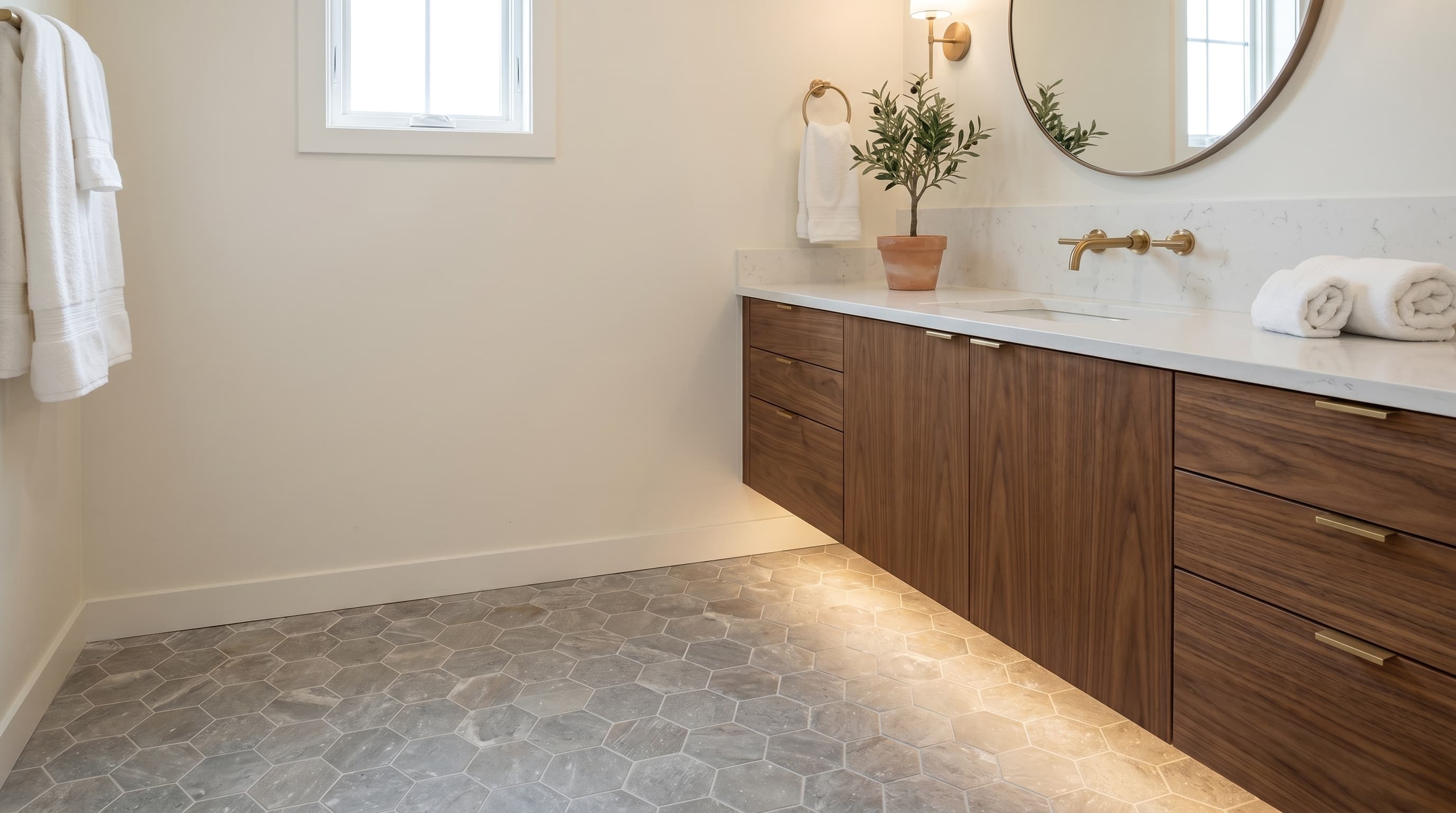 Salt Stone Ash Hexagon Mosaic project 2