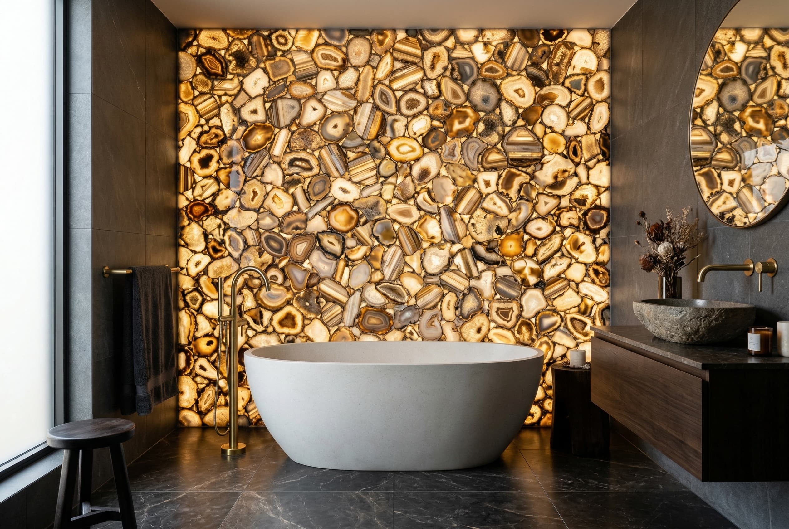 Agate Mosaic Tile project 2