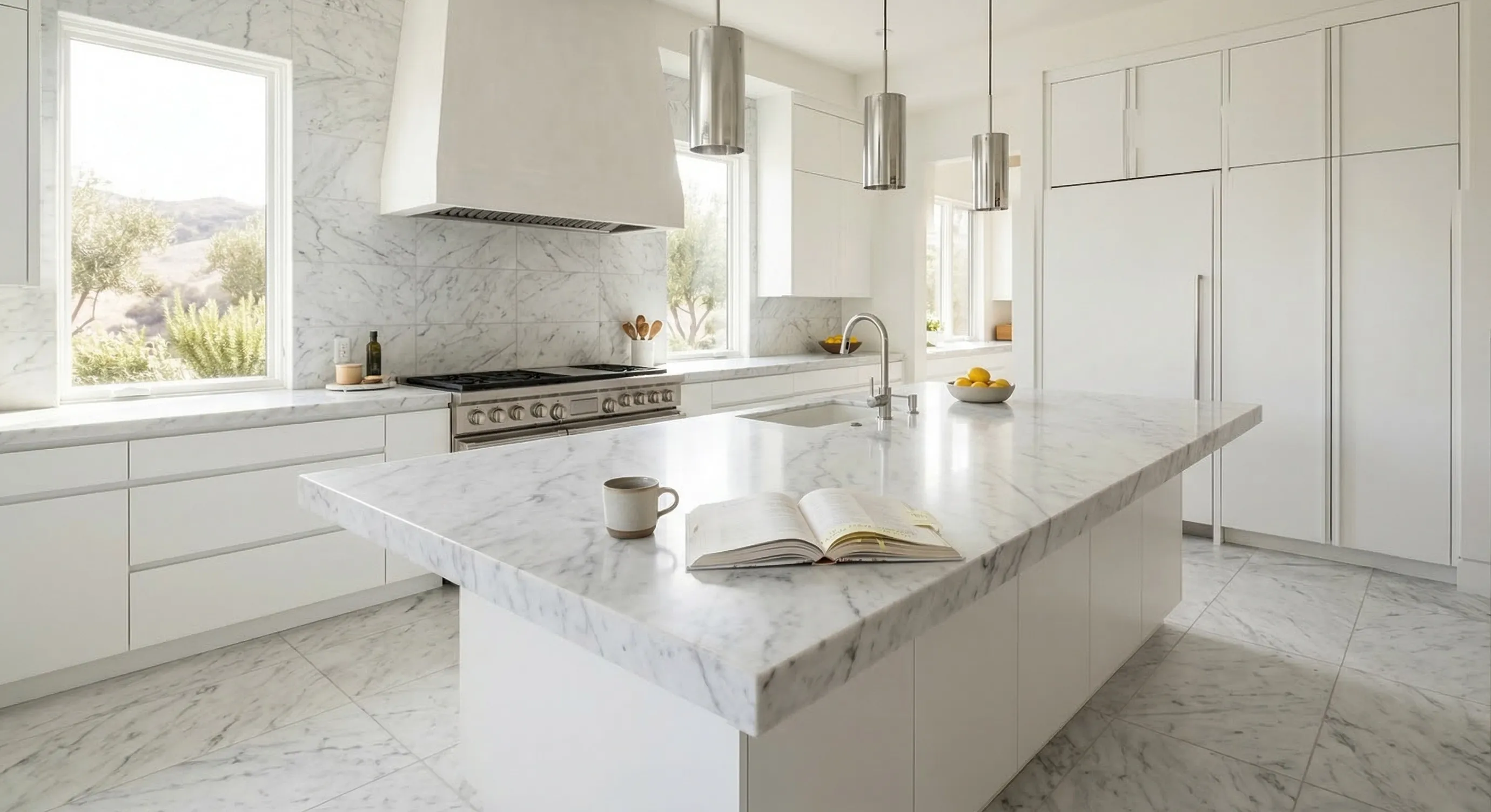 Carrara White Tile