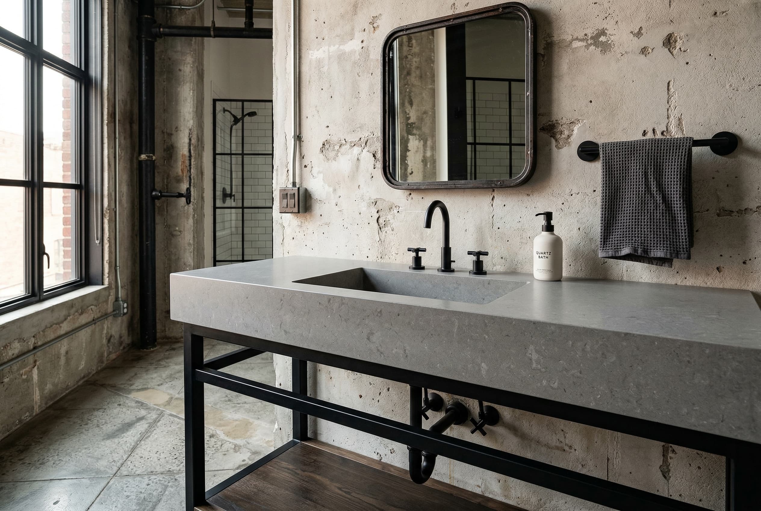 Concrete Grey Quartz project 3