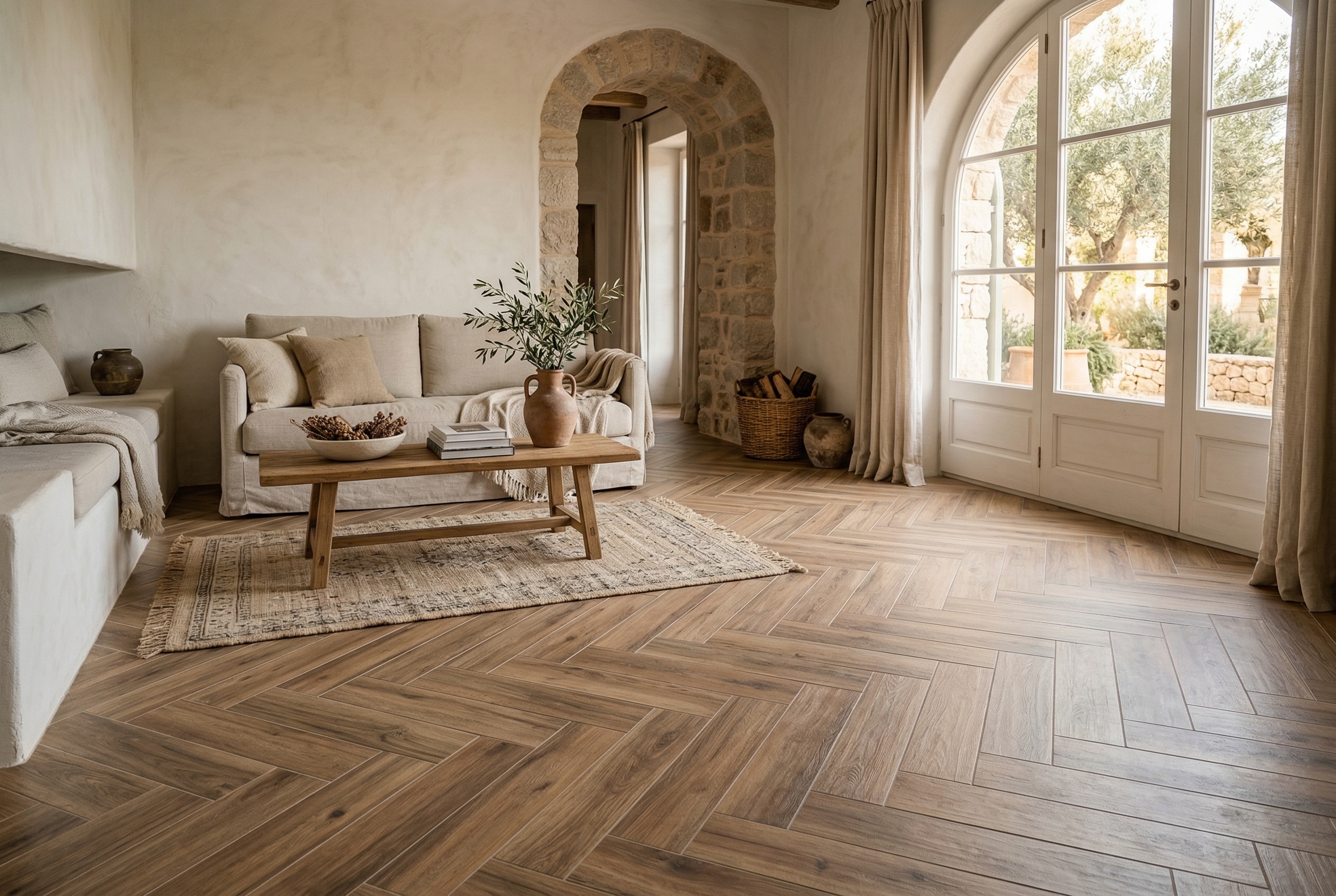 Large-Format Porcelain Slabs