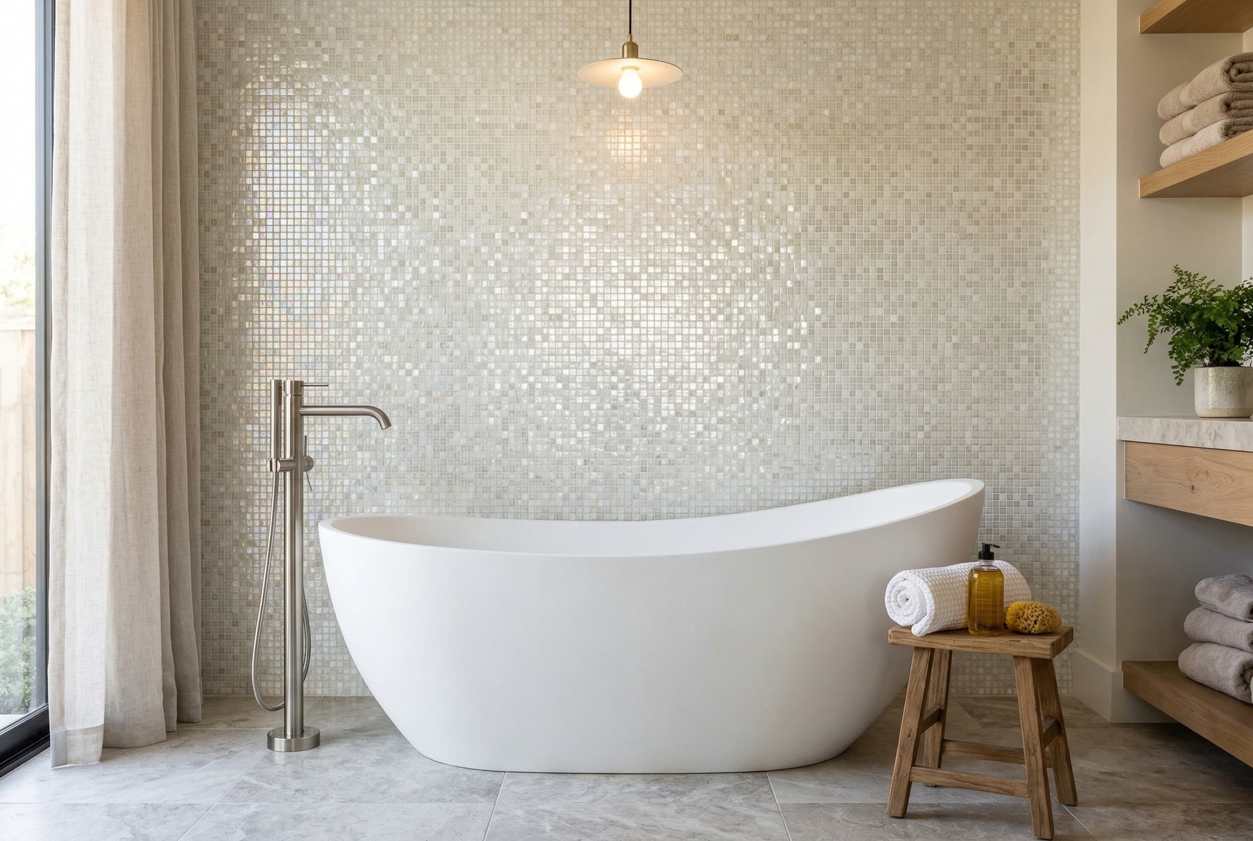 Pearl Glass Mosaic project 2
