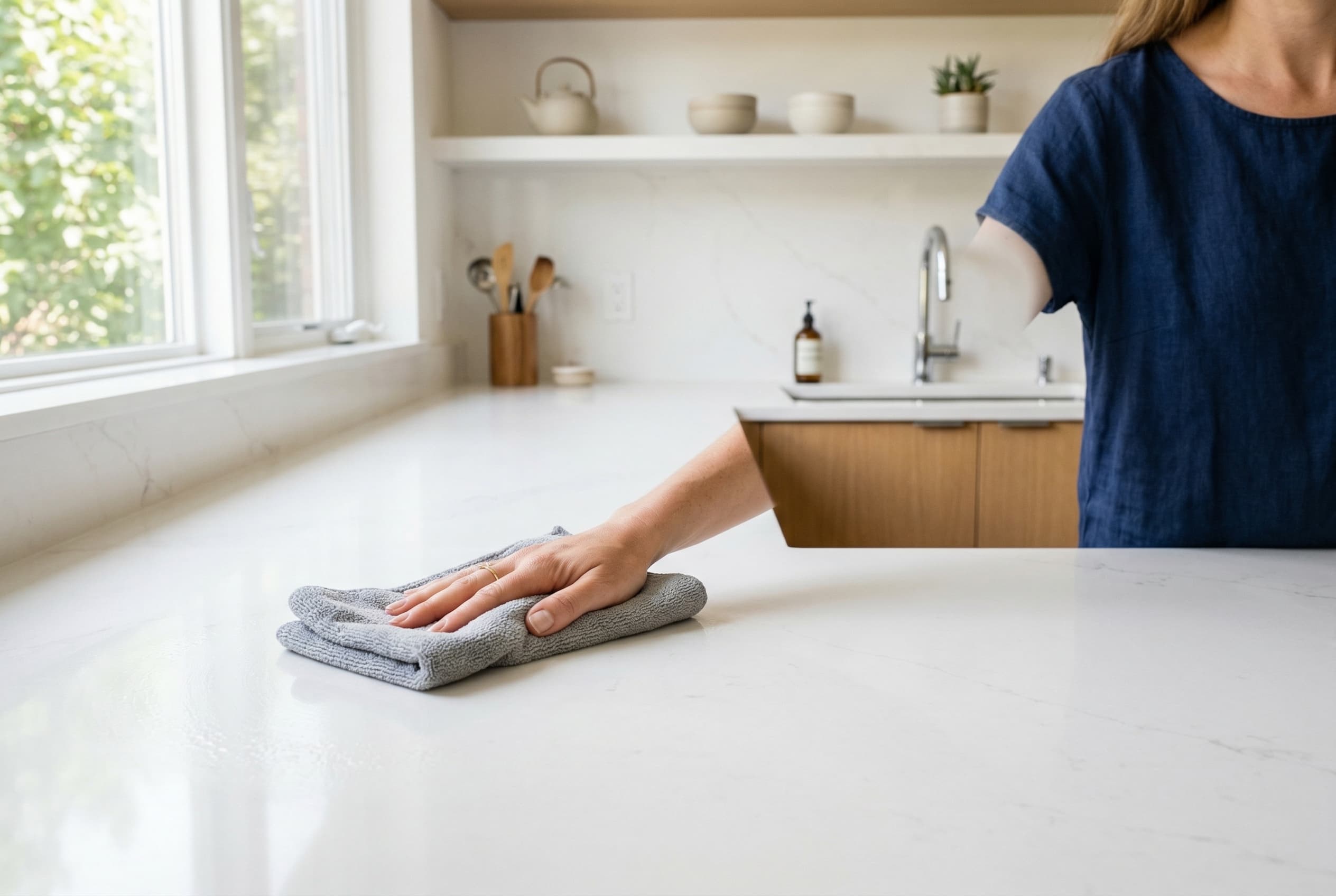 Quartz (Engineered) care and maintenance